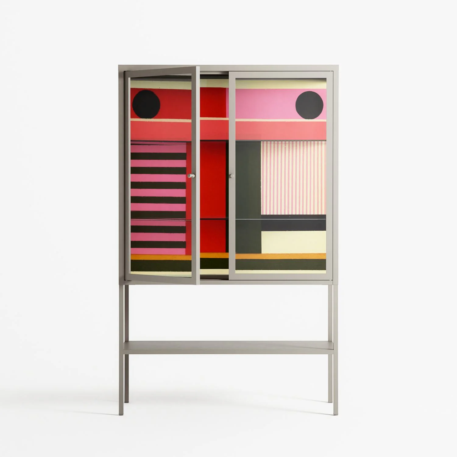 Harmonic - Loft Cabinet - Rikki Hewitt - Pebble - Clear glass - Image 2