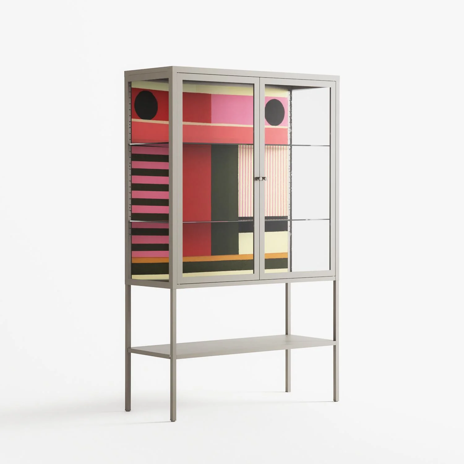 Harmonic - Loft Cabinet - Rikki Hewitt - Pebble - Clear glass - Image 4