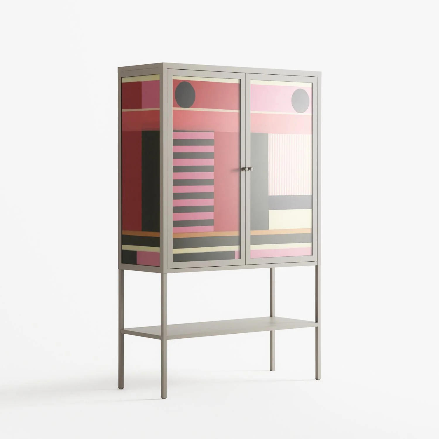 Harmonic - Loft Cabinet - Rikki Hewitt - Pebble - Overlay Glass - Image 4