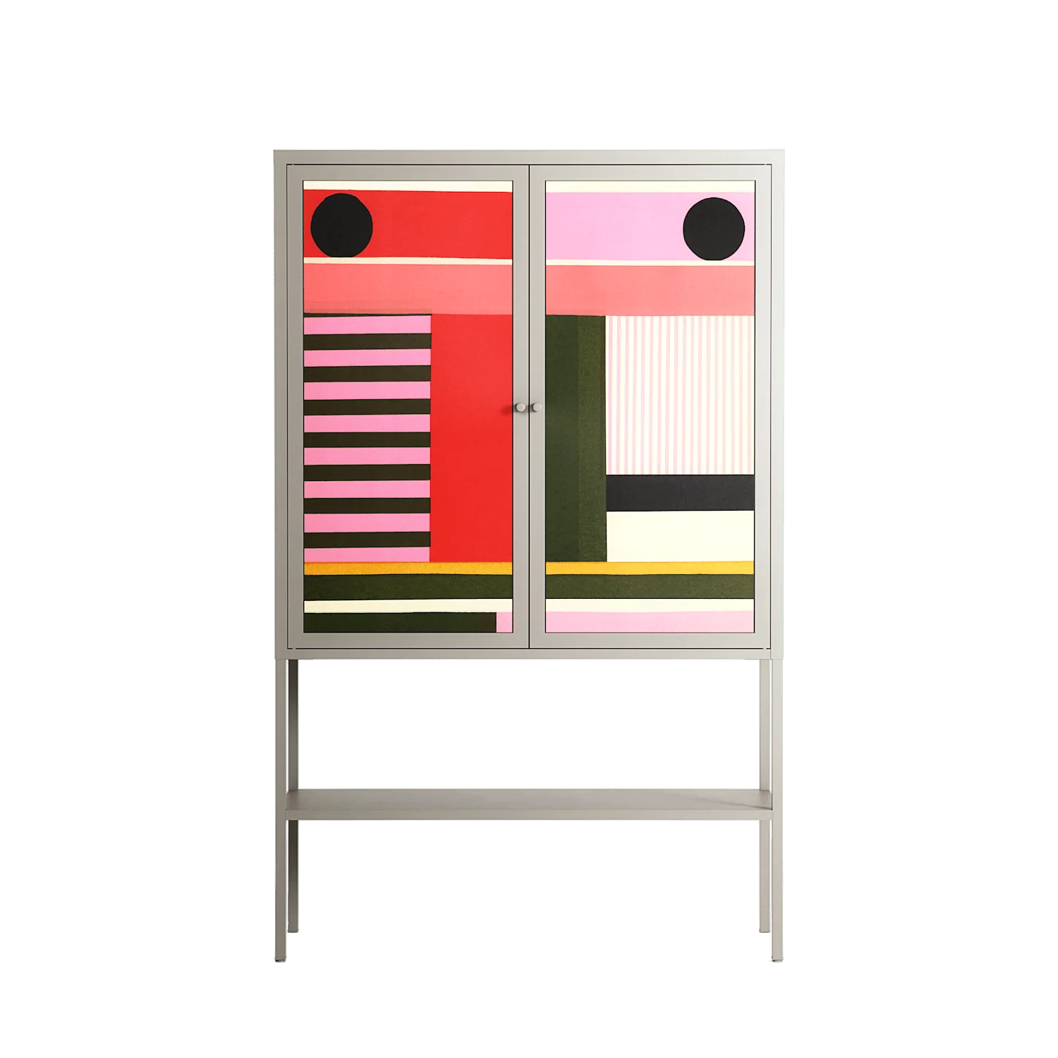 Harmonic - Loft Cabinet - Rikki Hewitt - Pebble - Overlay Metal