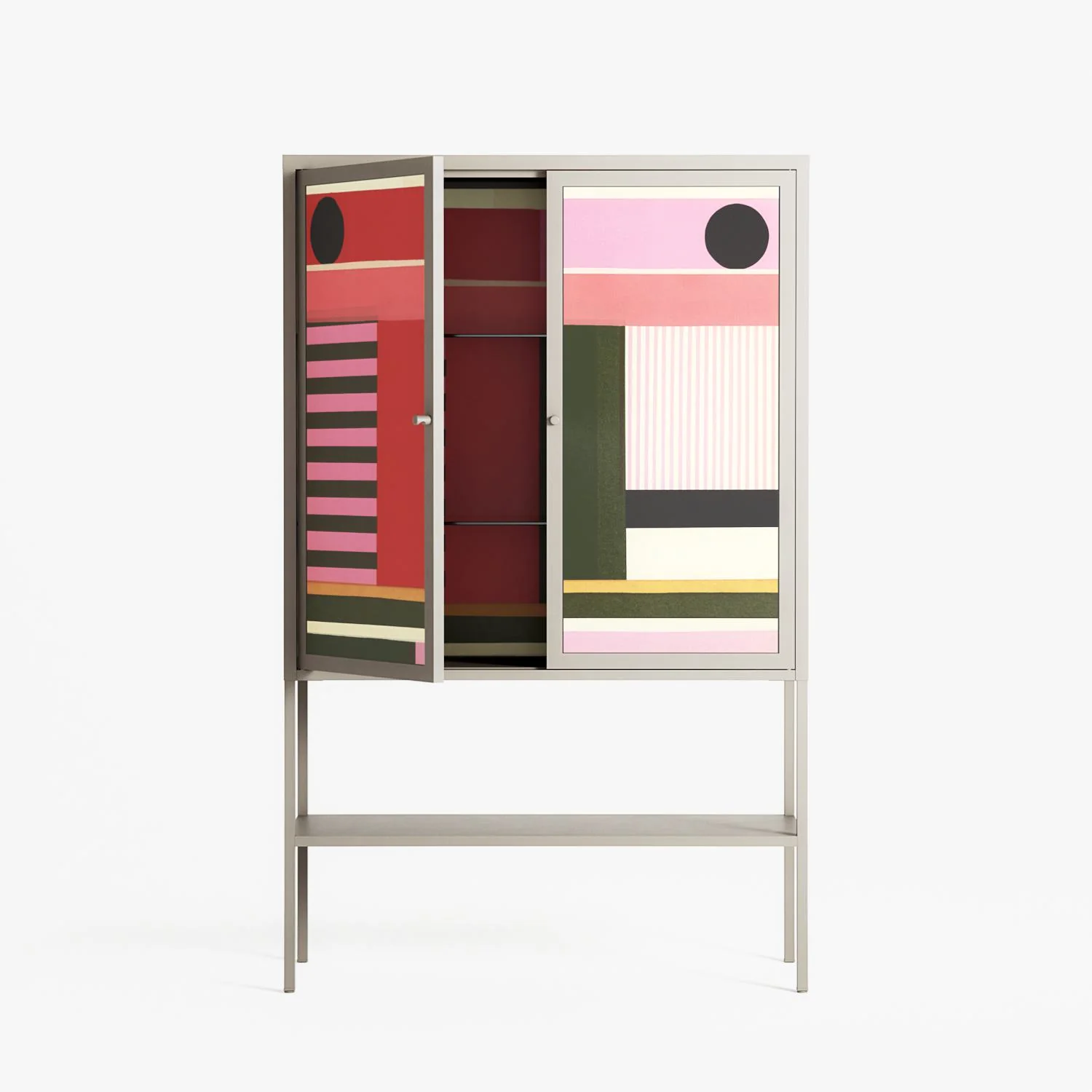 Harmonic - Loft Cabinet - Rikki Hewitt - Pebble - Overlay Metal - Image 3