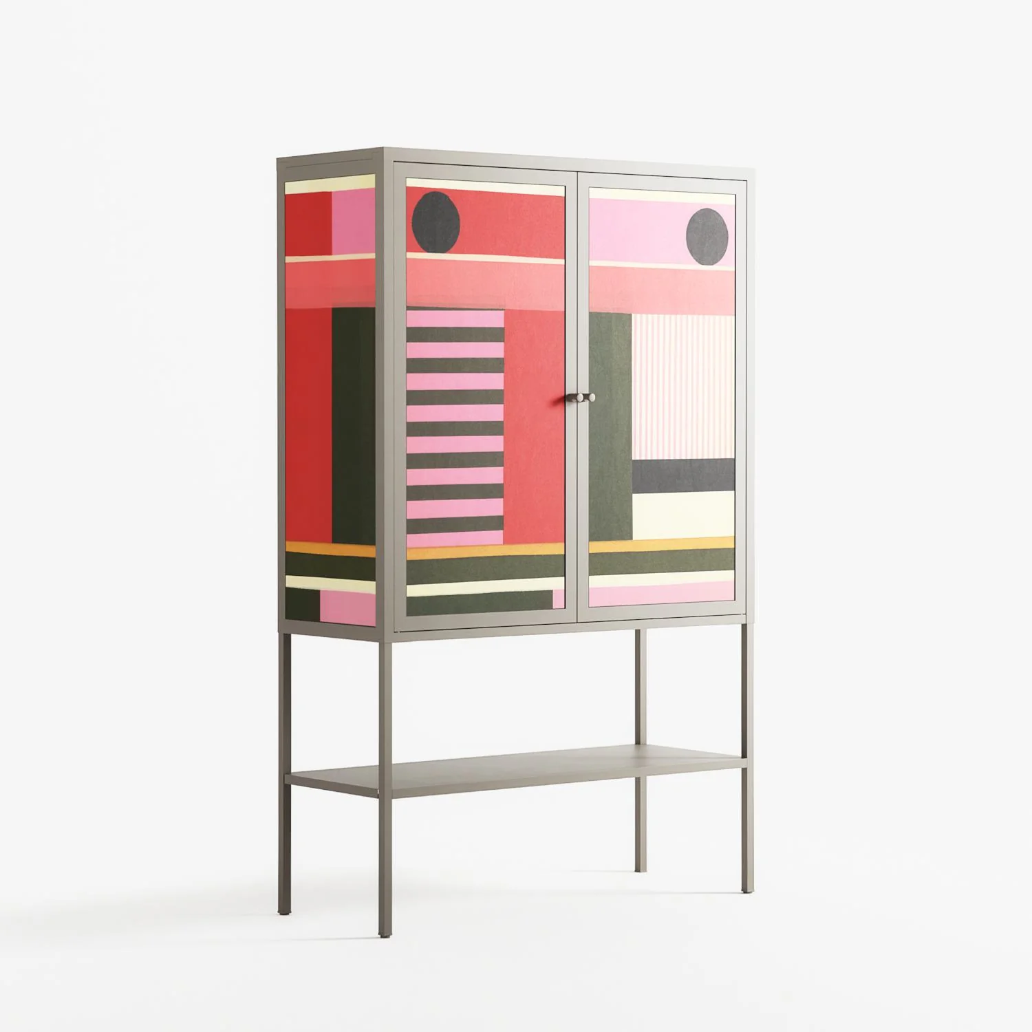 Harmonic - Loft Cabinet - Rikki Hewitt - Pebble - Overlay Metal - Image 4