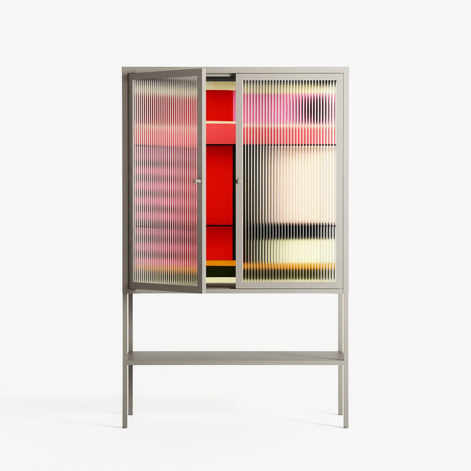 Harmonic - Loft Cabinet - Rikki Hewitt - Pebble - Reeded glass - Image 2