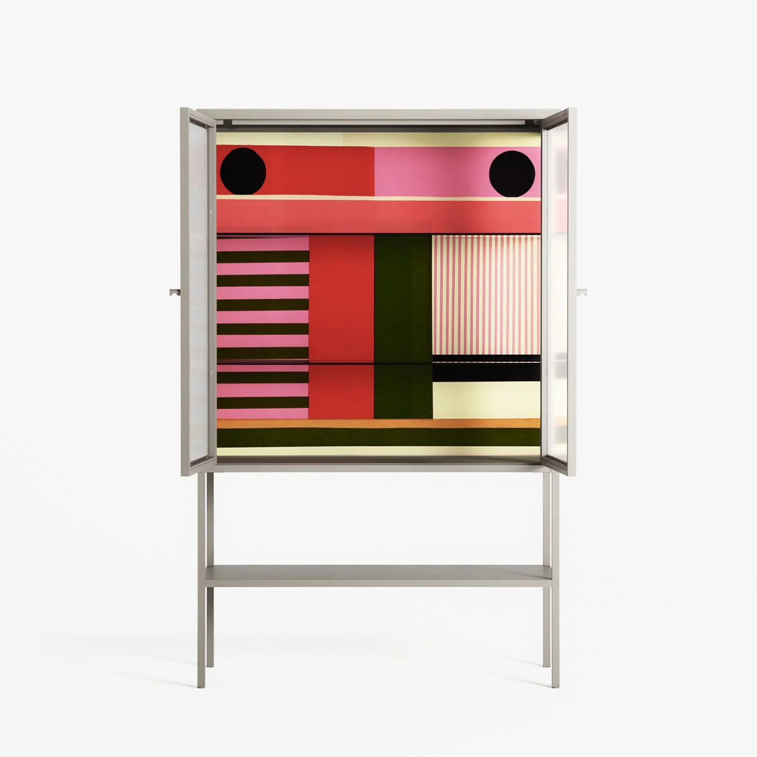 Harmonic - Loft Cabinet - Rikki Hewitt - Pebble - Reeded glass - Image 3