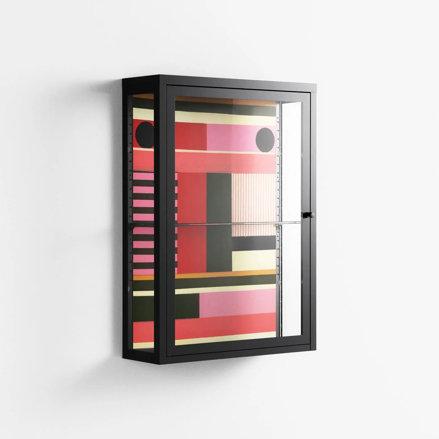 Harmonic - Wall Cabinet - Rikki Hewitt - Antracite - Clear glass - Image 4