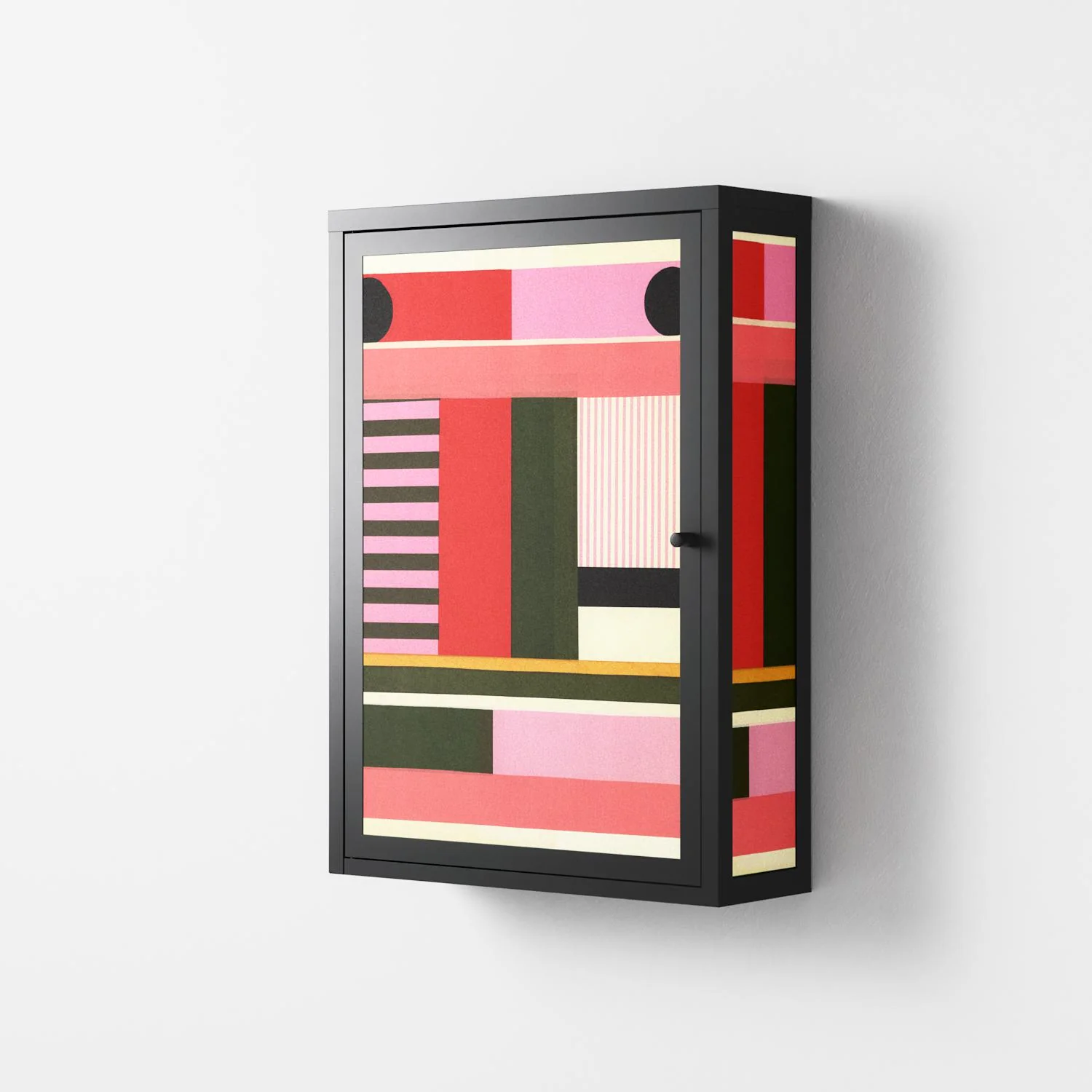 Harmonic - Wall Cabinet - Rikki Hewitt - Antracite - Overlay Metal - Image 2
