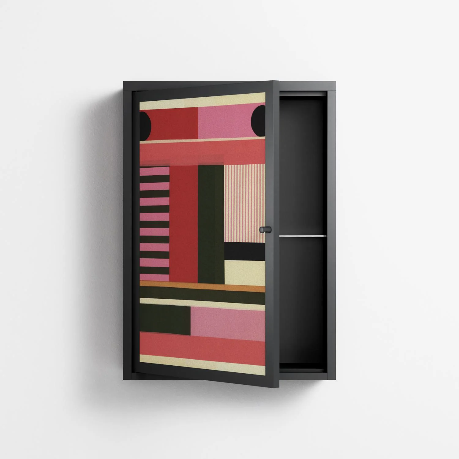 Harmonic - Wall Cabinet - Rikki Hewitt - Antracite - Overlay Metal - Image 3
