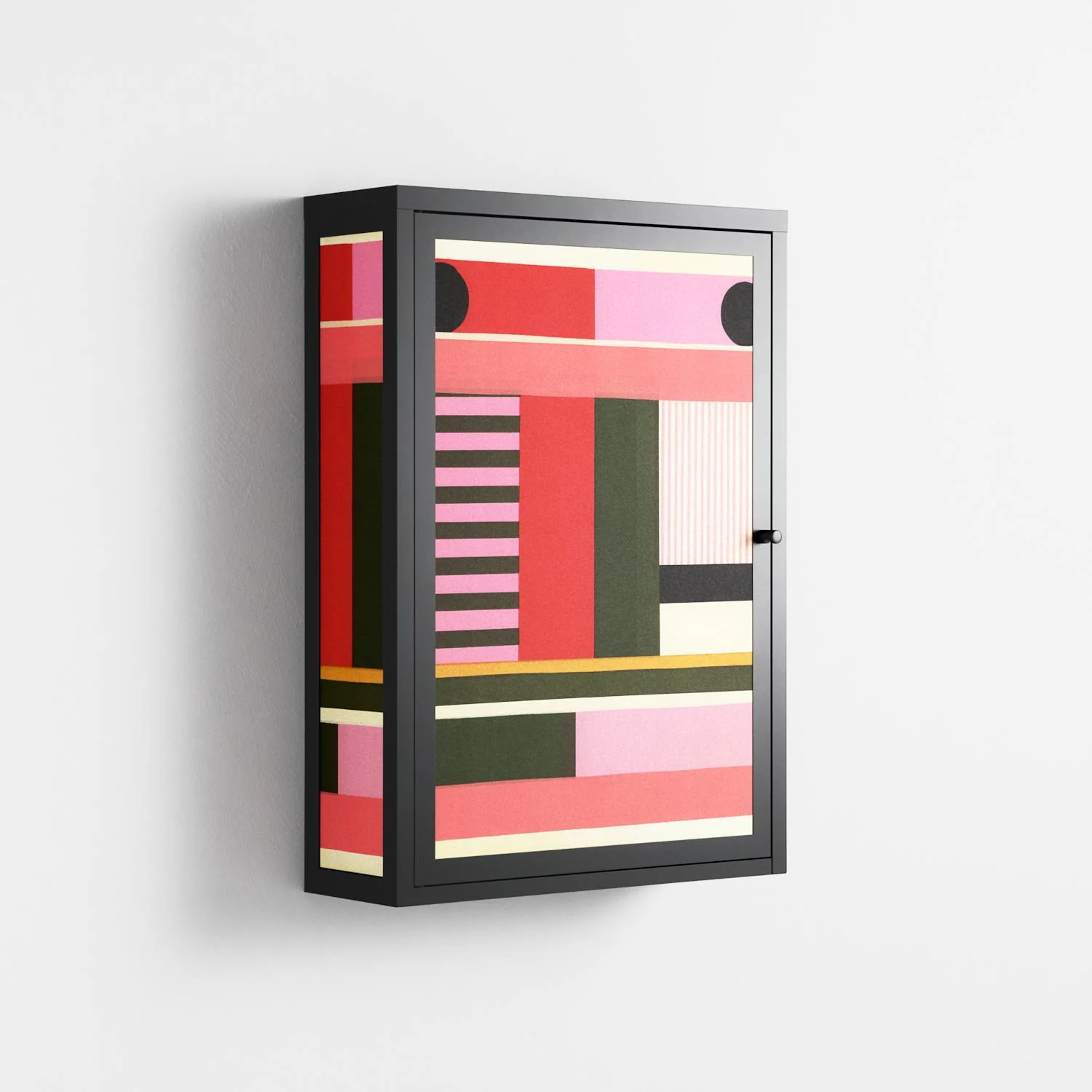 Harmonic - Wall Cabinet - Rikki Hewitt - Antracite - Overlay Metal - Image 4