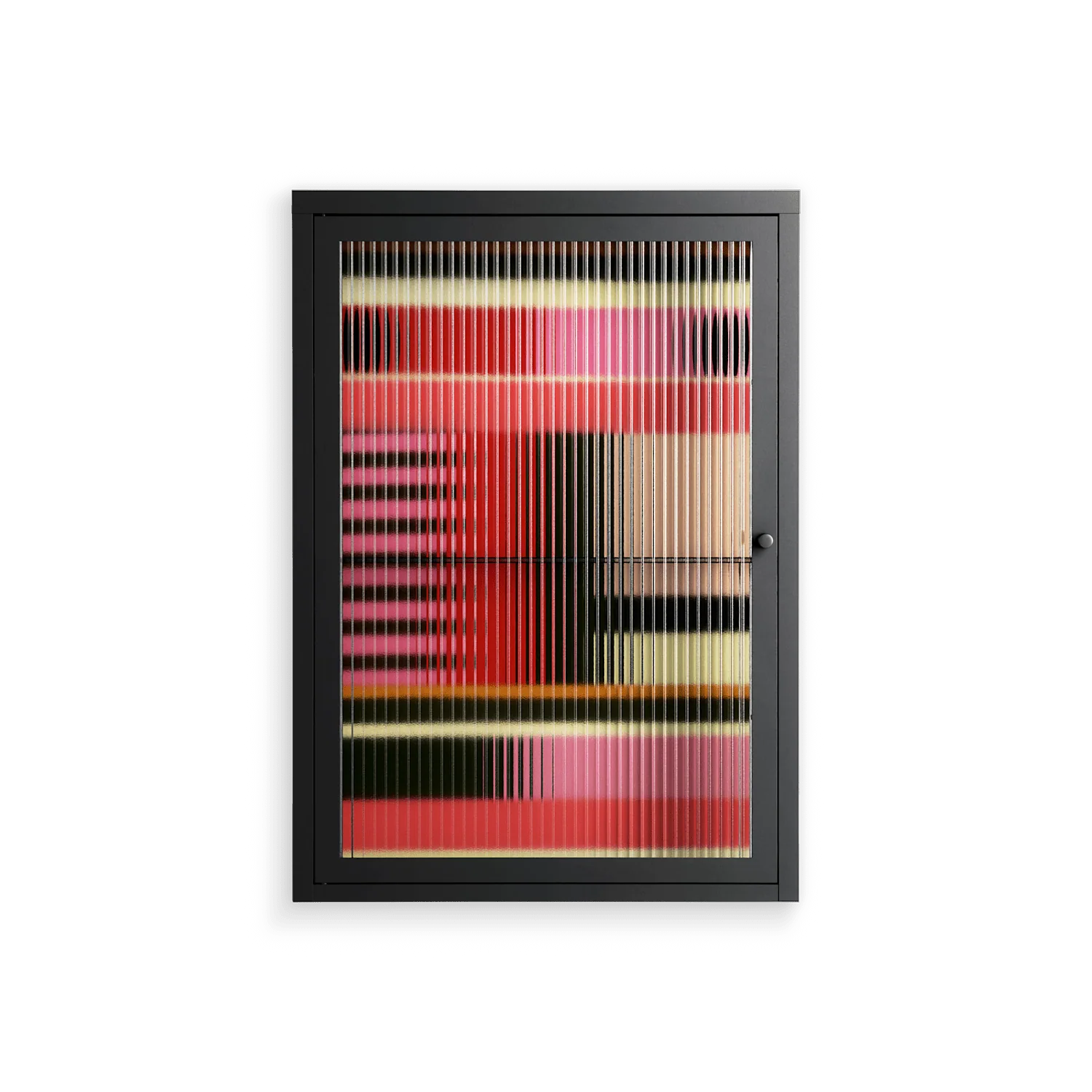 Harmonic - Wall Cabinet - Rikki Hewitt - Antracite - Reeded glass