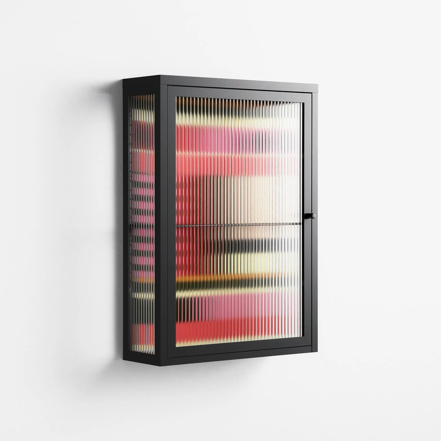 Harmonic - Wall Cabinet - Rikki Hewitt - Antracite - Reeded glass - Image 4