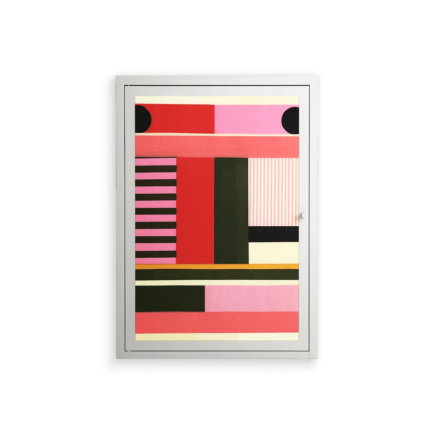 Harmonic - Wall Cabinet - Rikki Hewitt - Chalk - Overlay Metal