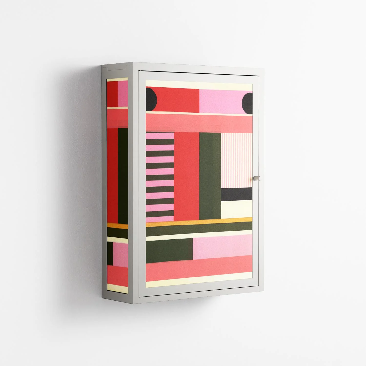 Harmonic - Wall Cabinet - Rikki Hewitt - Chalk - Overlay Metal - Image 4