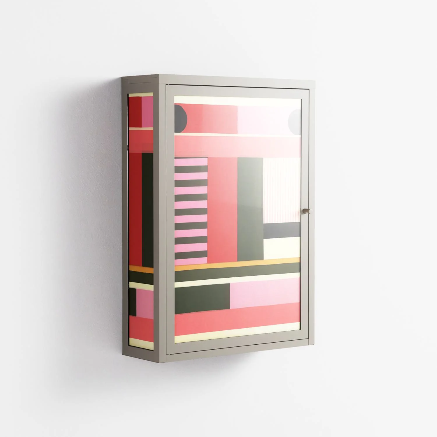 Harmonic - Wall Cabinet - Rikki Hewitt - Pebble - Overlay Glass - Image 4
