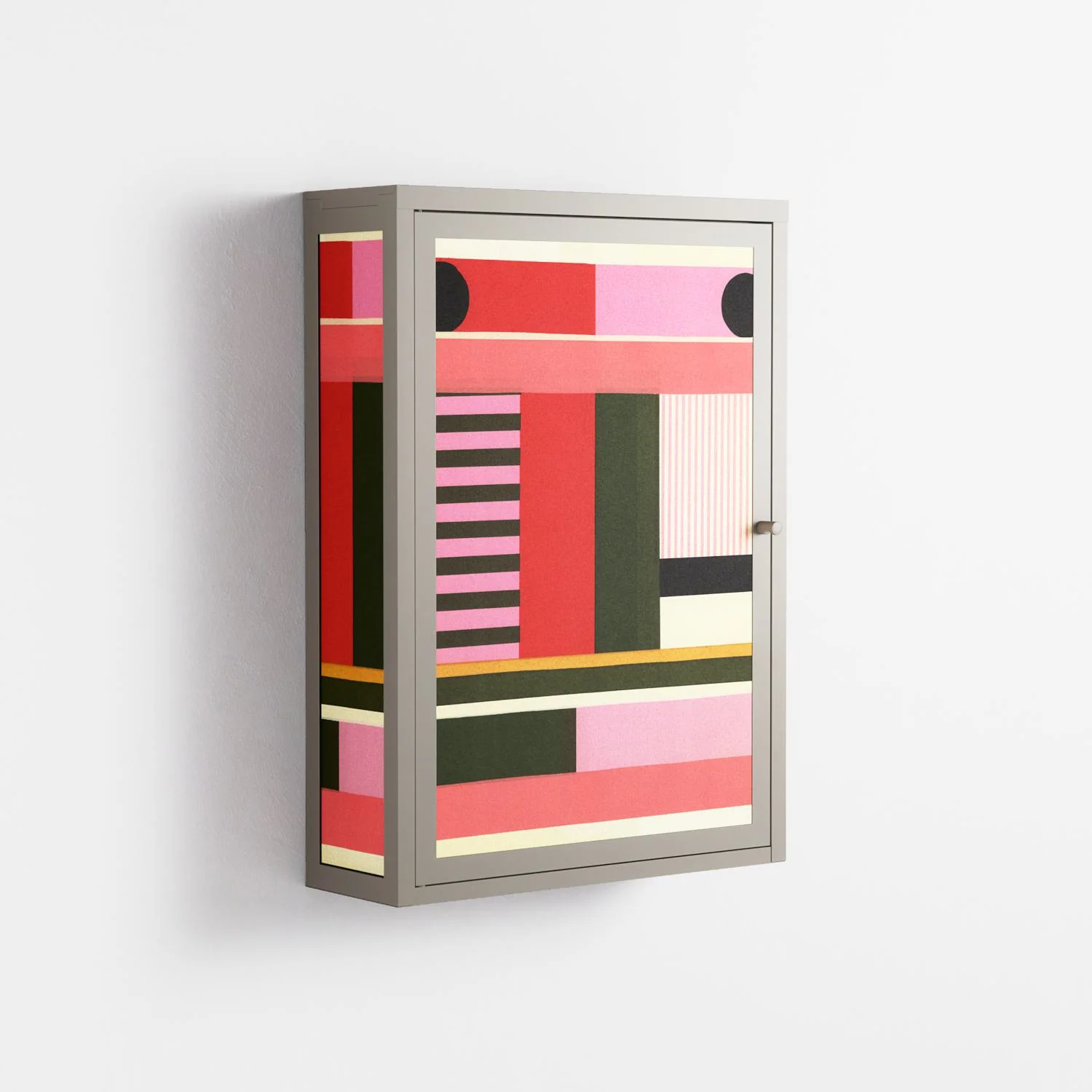 Harmonic - Wall Cabinet - Rikki Hewitt - Pebble - Overlay Metal - Image 4