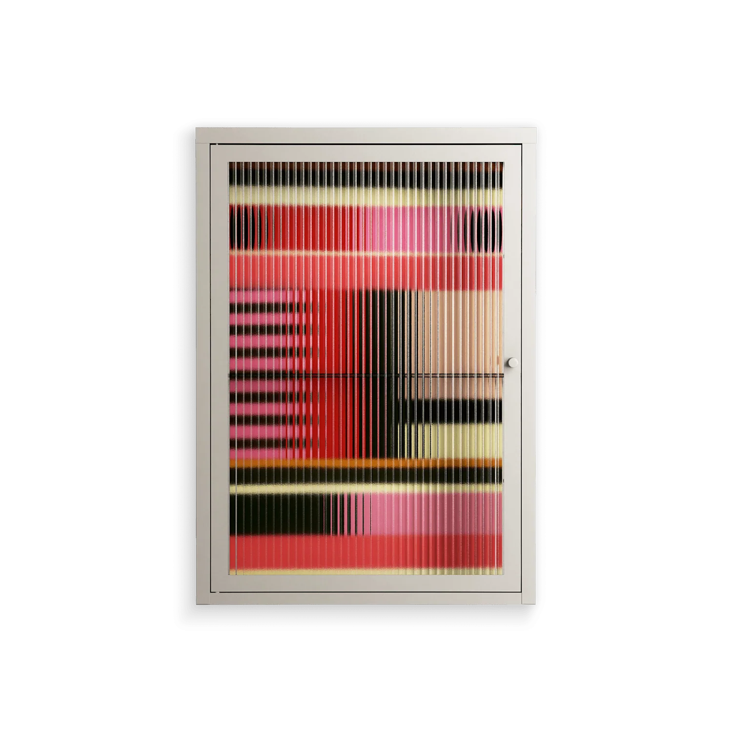 Harmonic - Wall Cabinet - Rikki Hewitt - Pebble - Reeded glass