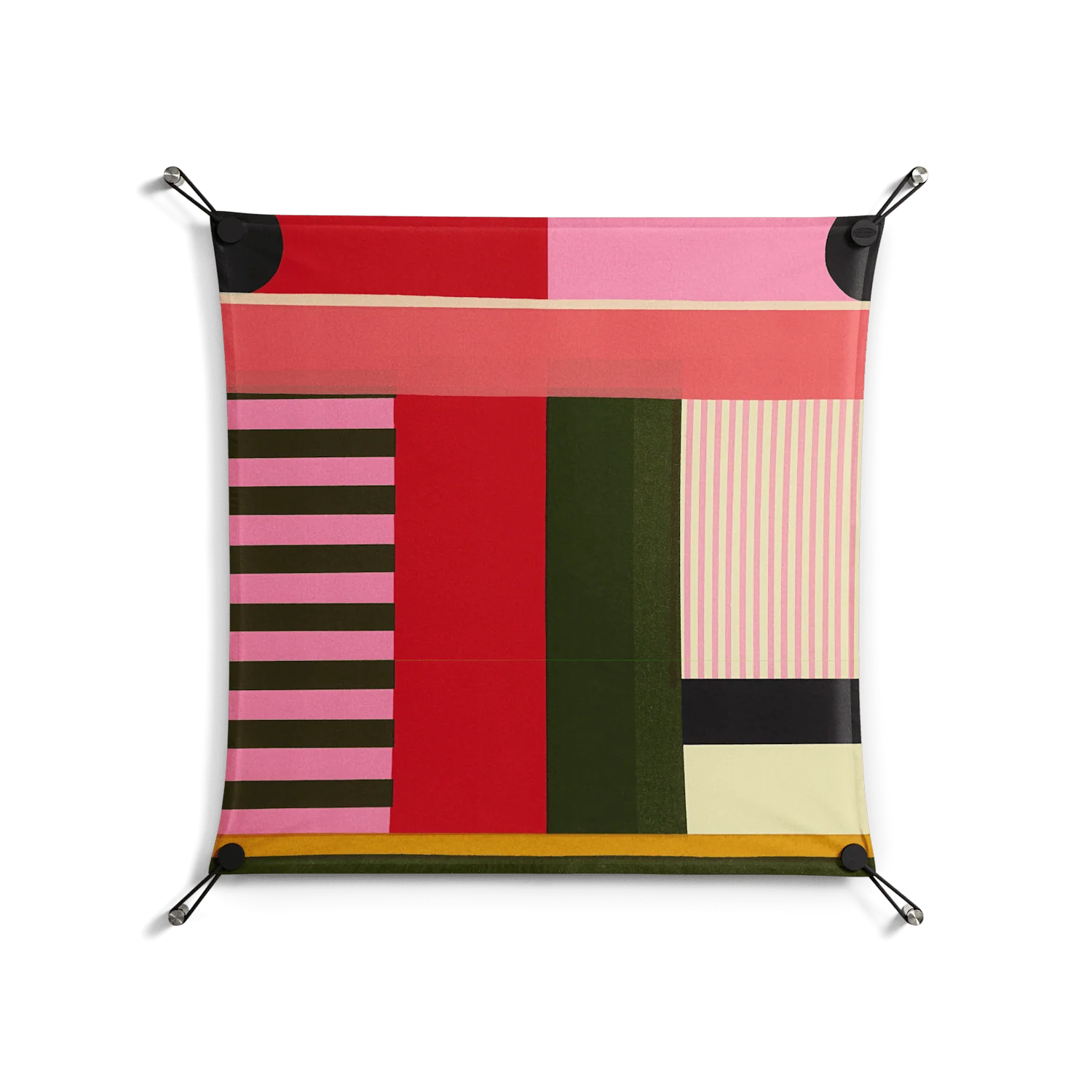 Harmonic - Work On Wall - Rikki Hewitt - Black - 70 x 70 cm