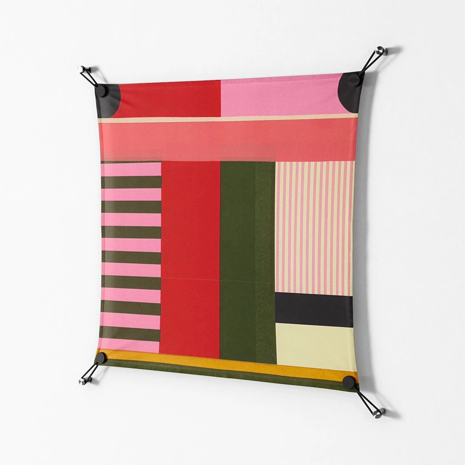 Harmonic - Work On Wall - Rikki Hewitt - Black - 70 x 70 cm - Image 2