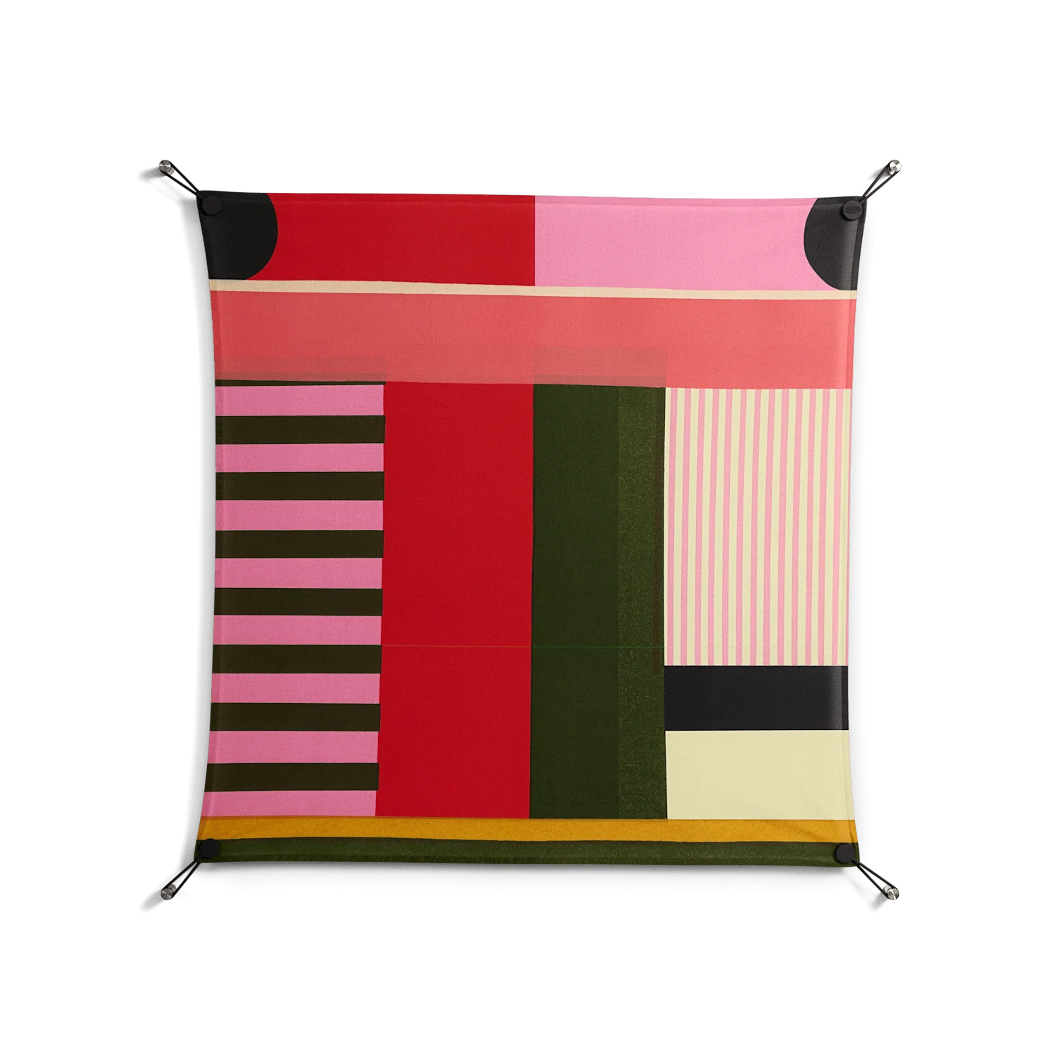 Harmonic - Work On Wall - Rikki Hewitt - Black - 90 x 90 cm