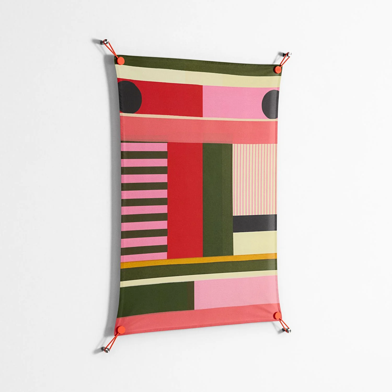 Harmonic - Work On Wall - Rikki Hewitt - Orange - 70 x 100 cm - Image 2