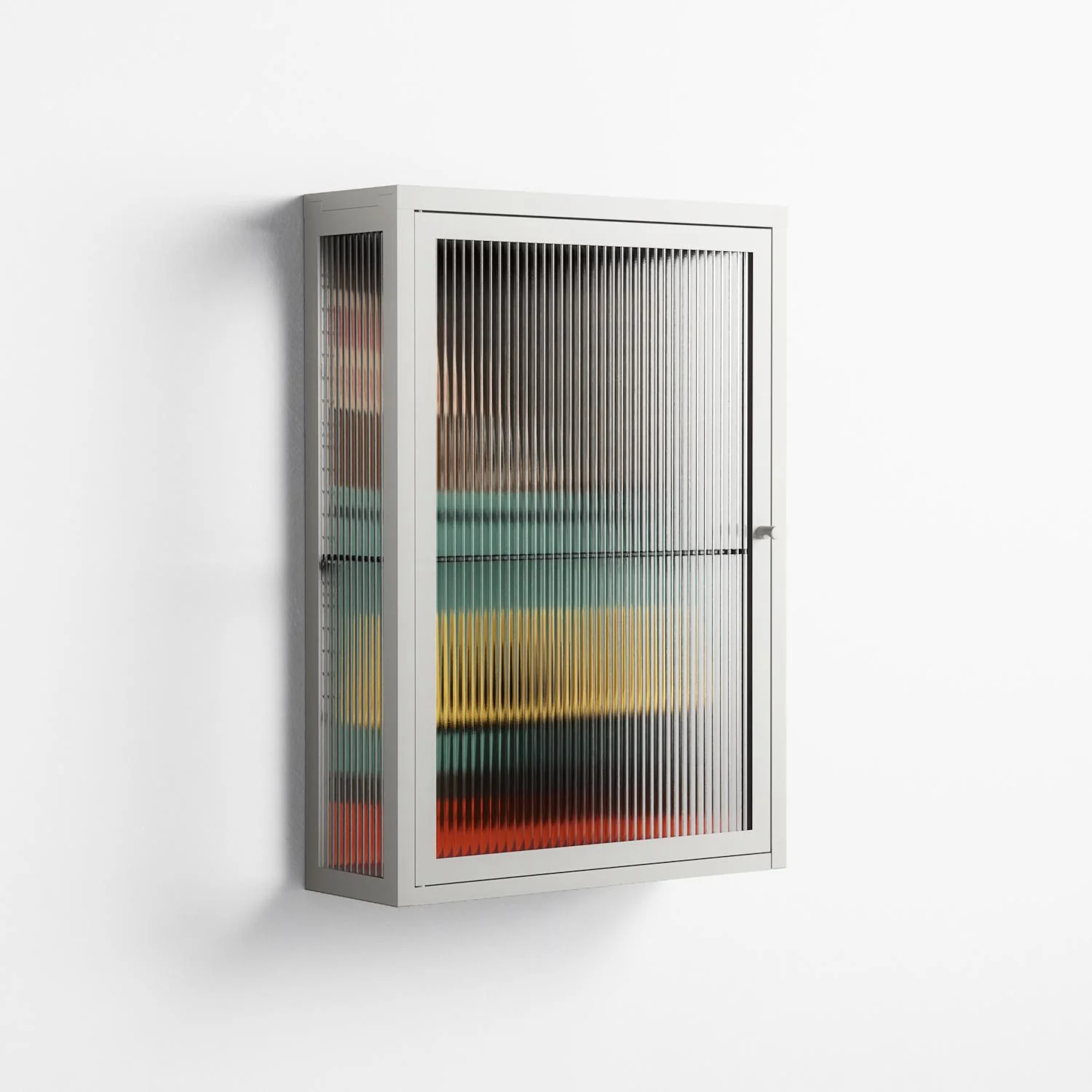 Have You Seen Bert - Wall Cabinet - Kristin Eriksson - Chalk - Reeded glass - Image 4