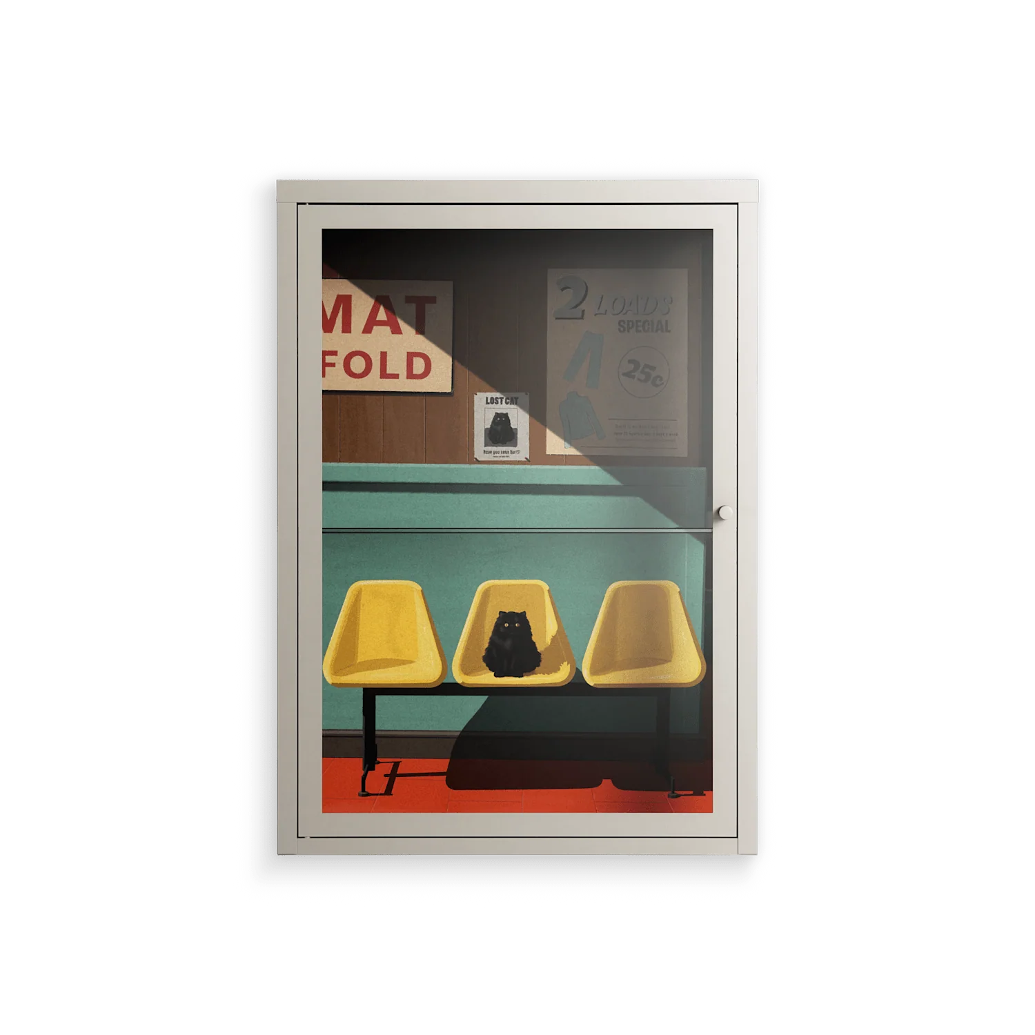 Have You Seen Bert - Wall Cabinet - Kristin Eriksson - Pebble - Clear glass