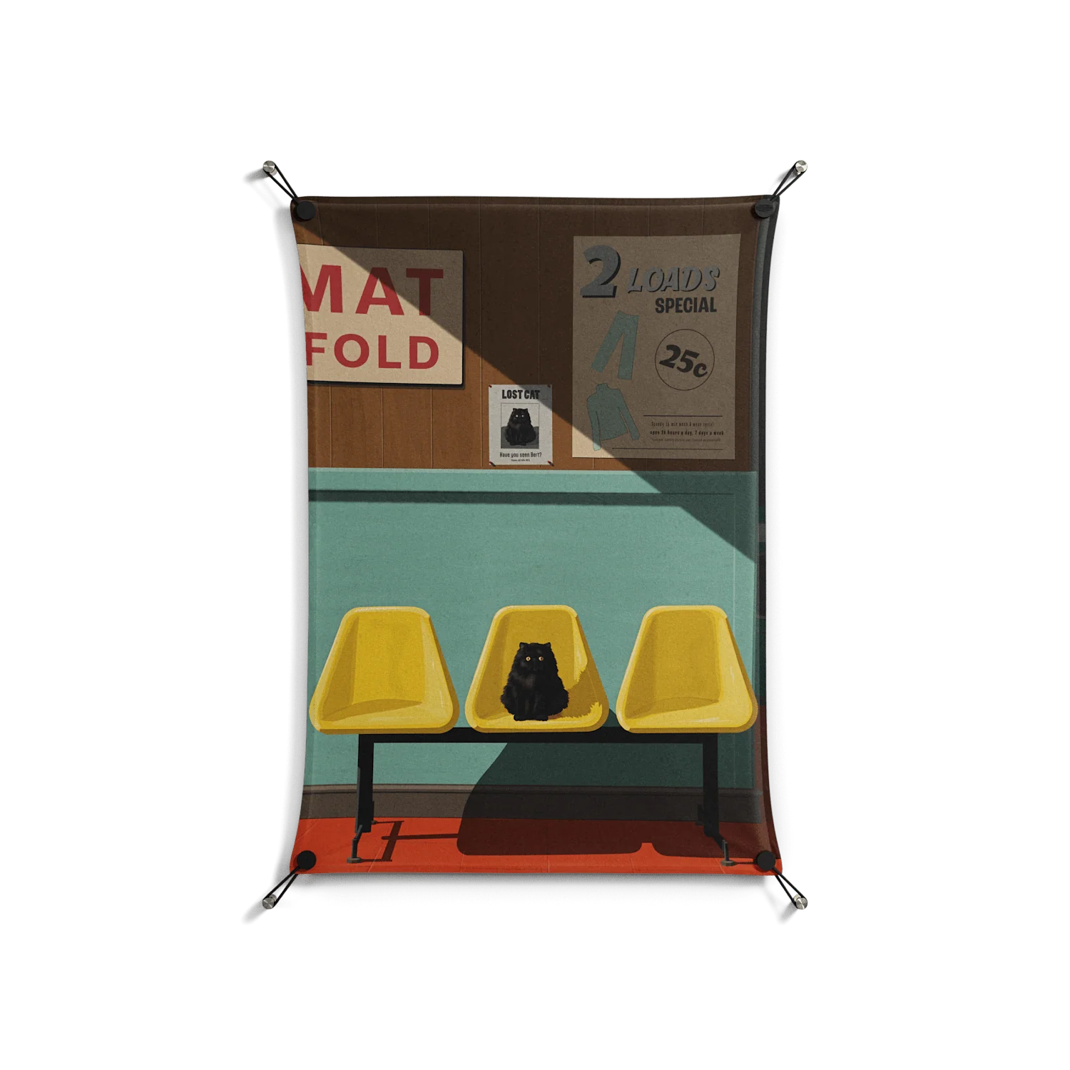 Have You Seen Bert - Work On Wall - Kristin Eriksson - Black - 70 x 100 cm