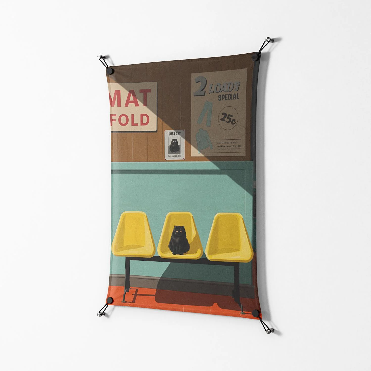 Have You Seen Bert - Work On Wall - Kristin Eriksson - Black - 70 x 100 cm - Image 2
