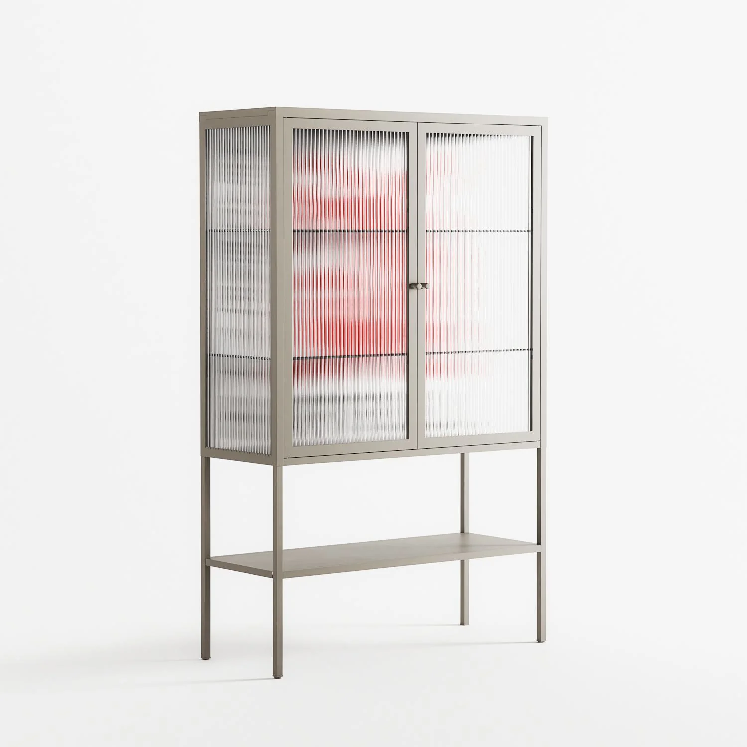 Heart Full - Loft Cabinet - Alexander Khabbazi - Pebble - Reeded glass - Image 4