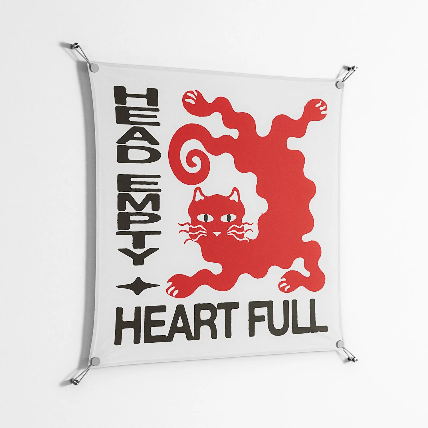 Heart Full - Work On Wall - Alexander Khabbazi - Silver - 90 x 90 cm - Image 2