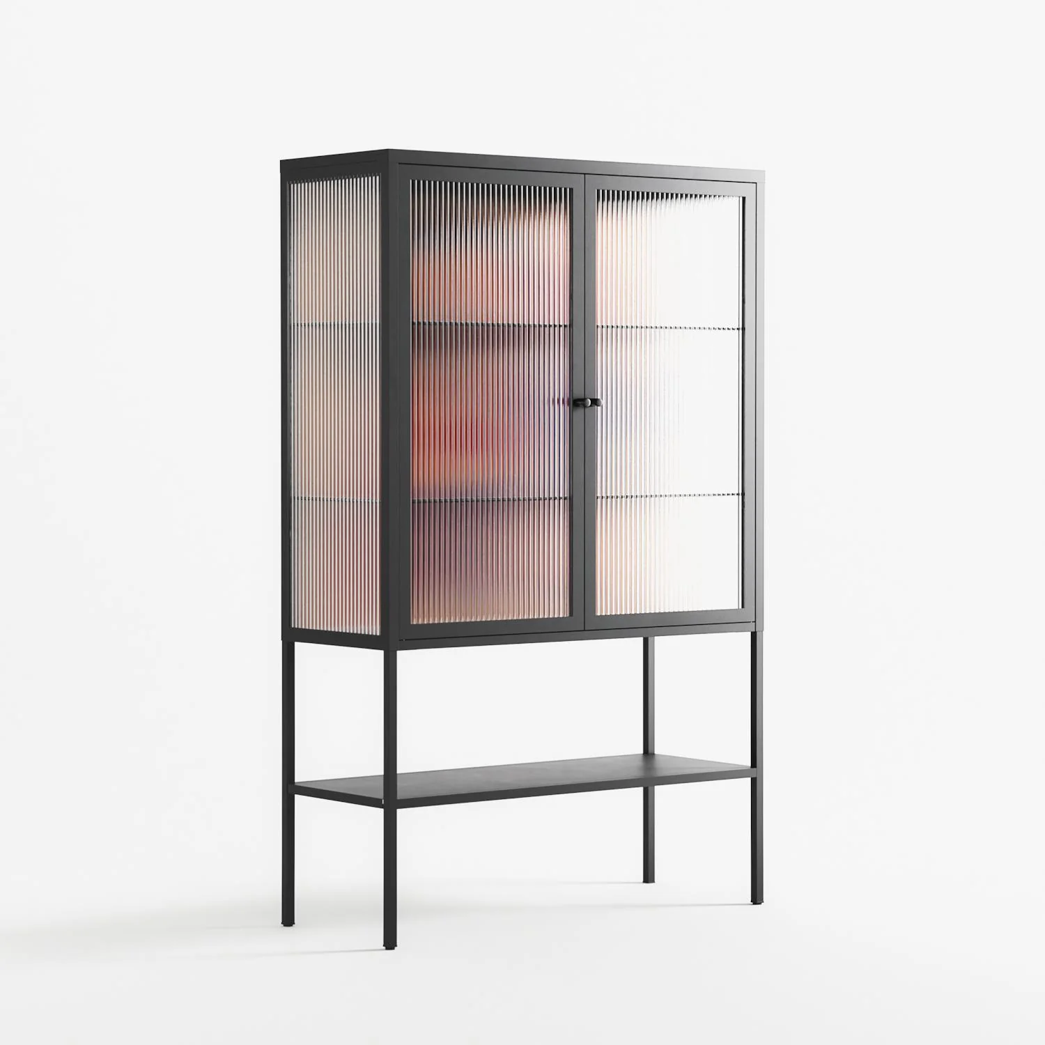 Hidden Beauty - Loft Cabinet - Raissa Oltmanns - Antracite - Reeded glass - Image 4