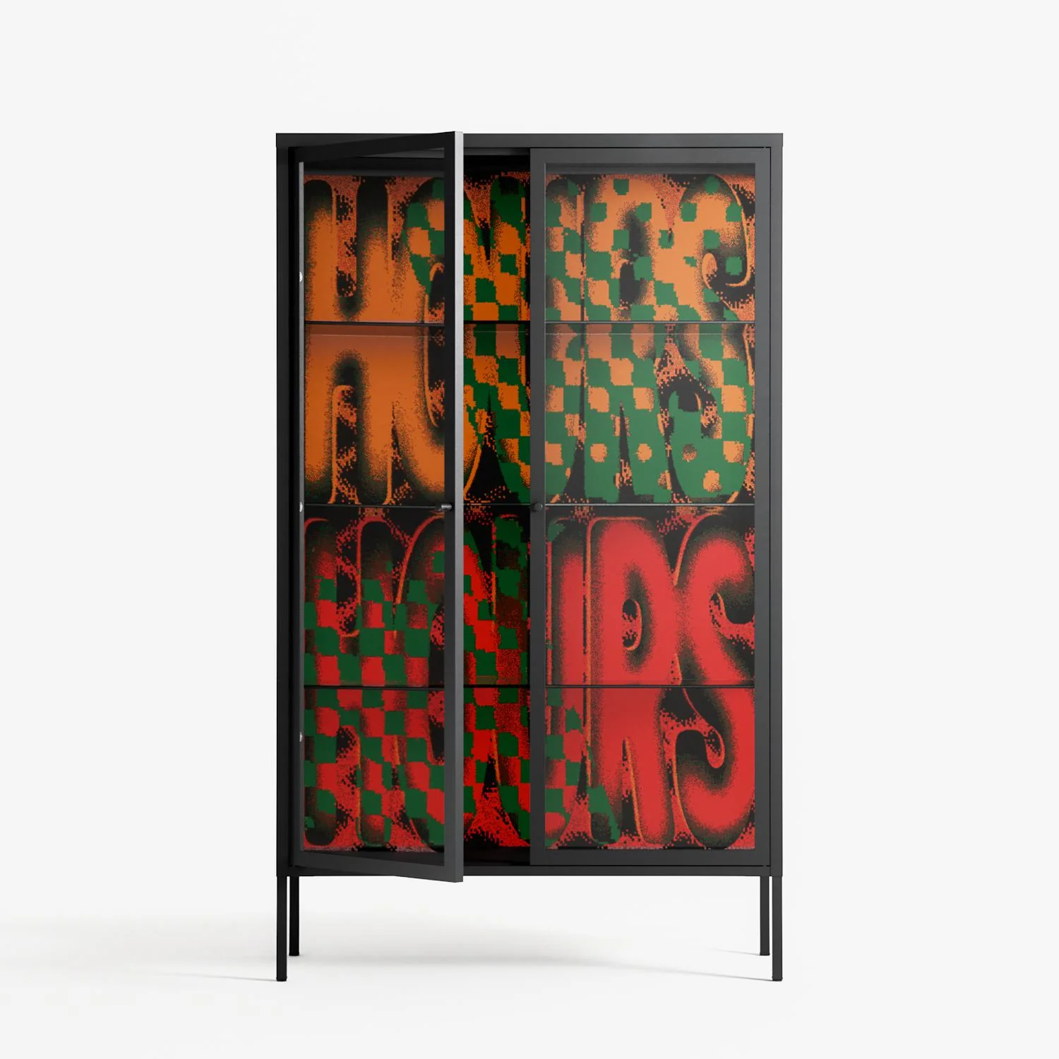 Hours - Cabinet - Oluwasheyi Adebayo - Antracite - Clear glass - Image 2