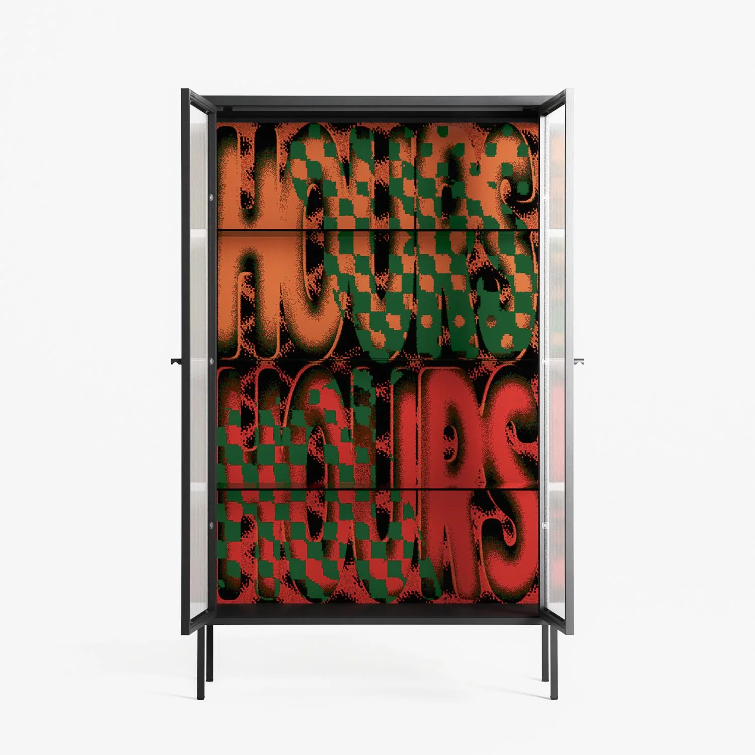 Hours - Cabinet - Oluwasheyi Adebayo - Antracite - Reeded glass - Image 3