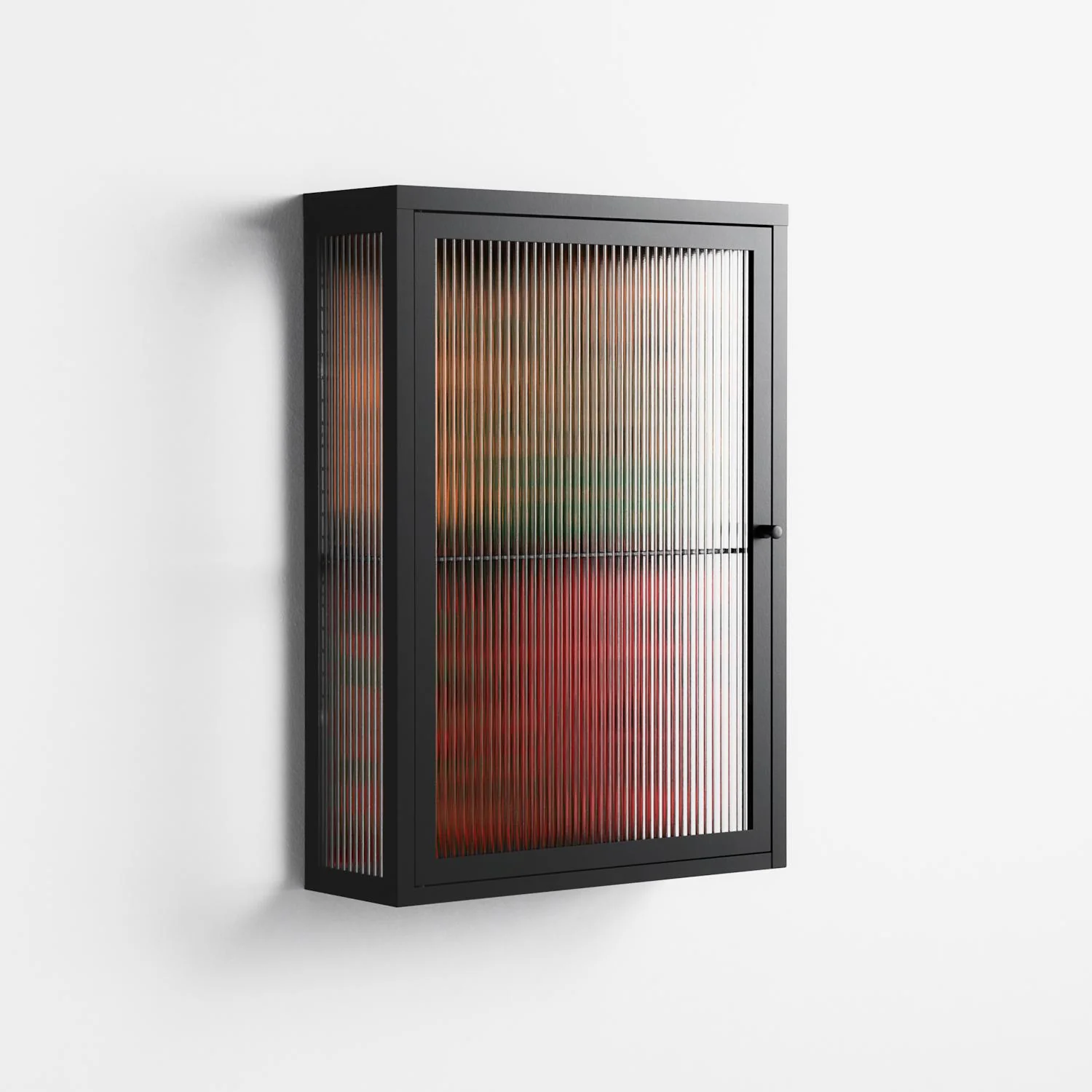 Hours - Wall Cabinet - Oluwasheyi Adebayo - Antracite - Reeded glass - Image 4