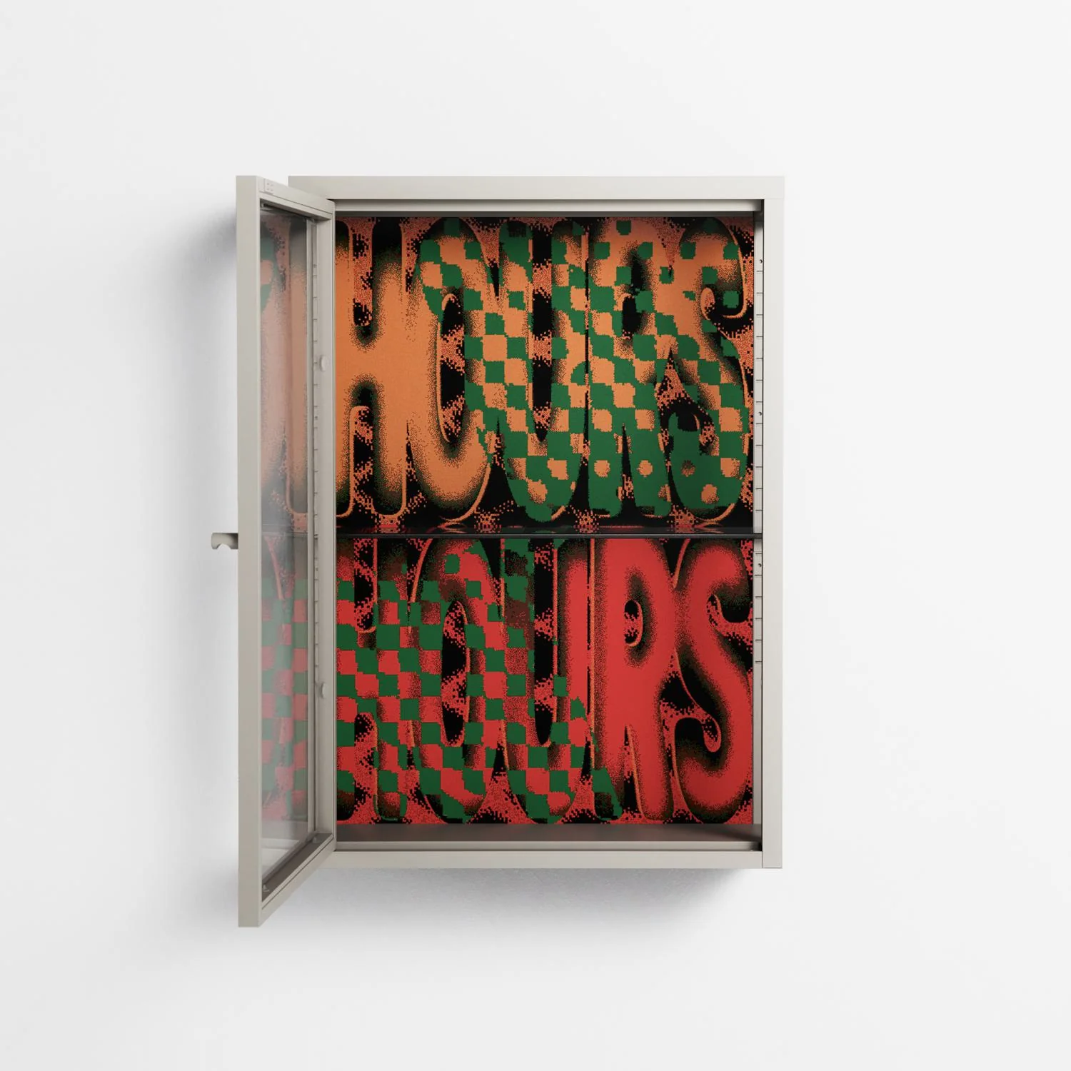Hours - Wall Cabinet - Oluwasheyi Adebayo - Pebble - Clear glass - Image 3