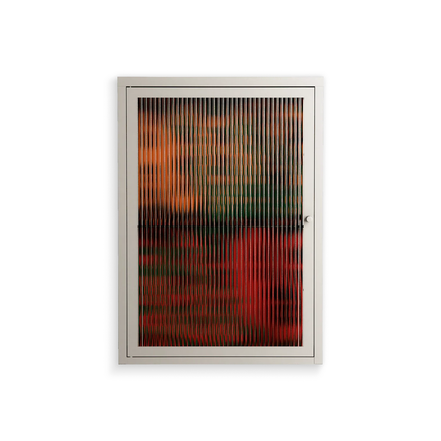 Hours - Wall Cabinet - Oluwasheyi Adebayo - Pebble - Reeded glass