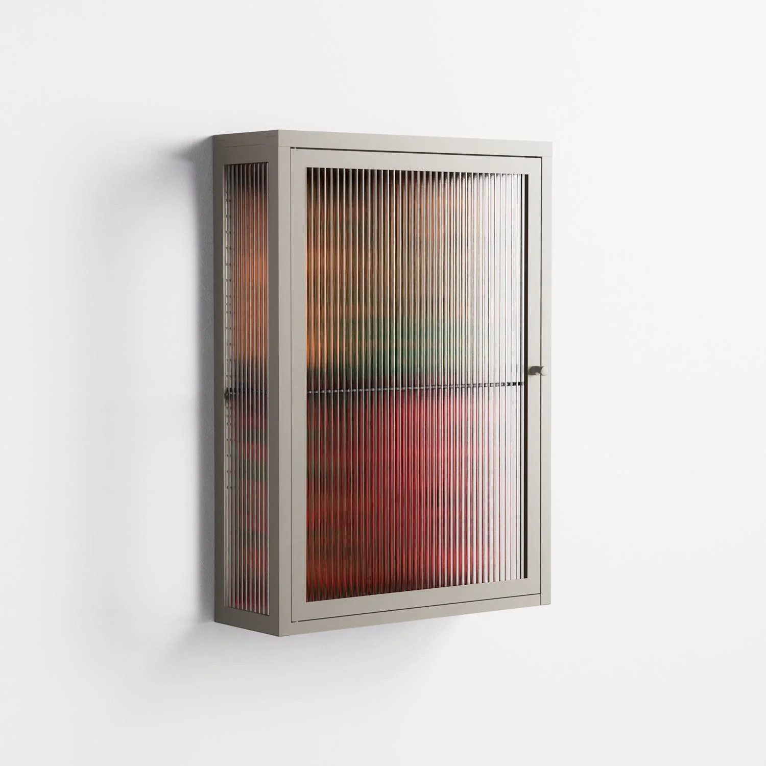 Hours - Wall Cabinet - Oluwasheyi Adebayo - Pebble - Reeded glass - Image 4