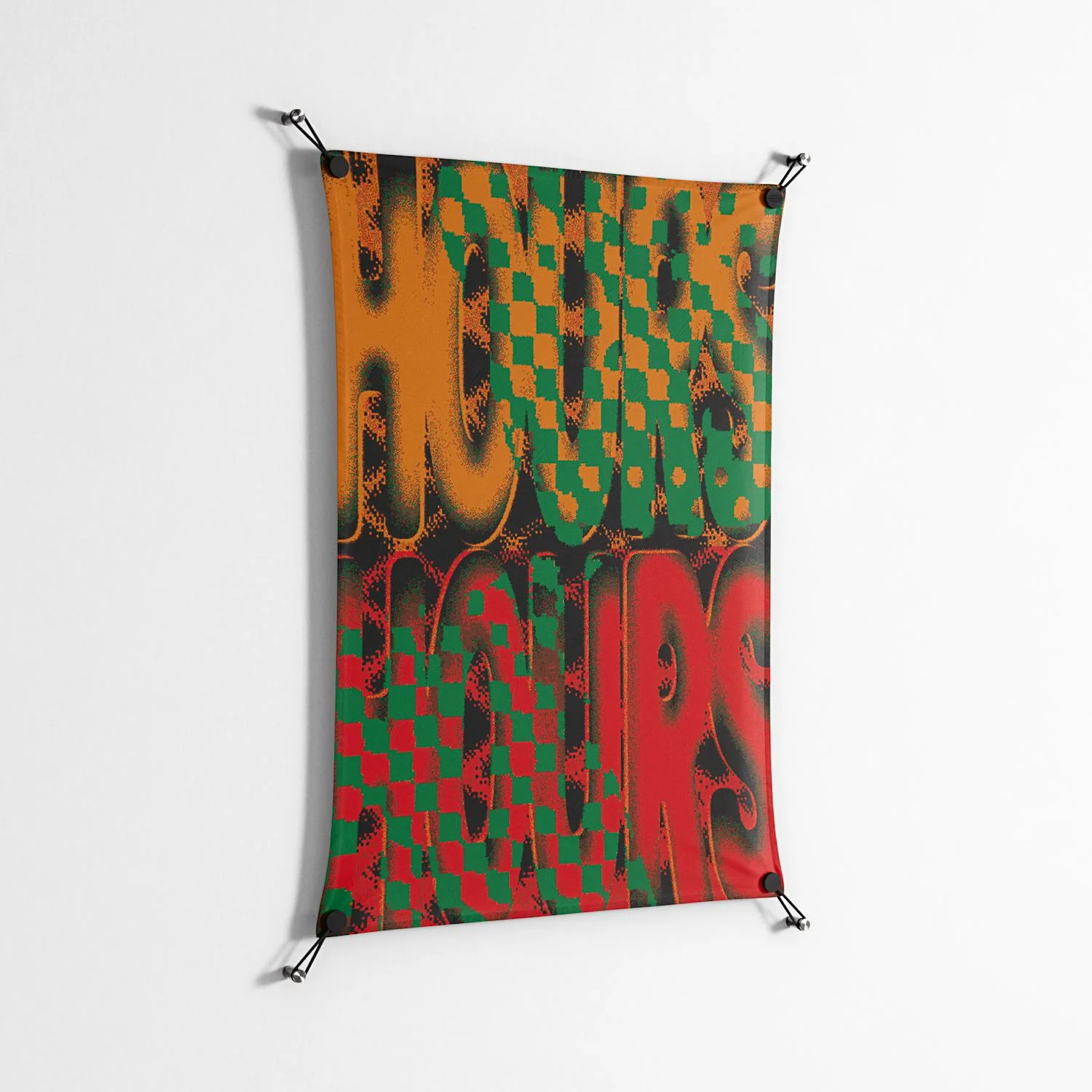 Hours - Work On Wall - Oluwasheyi Adebayo - Black - 70 x 100 cm - Image 2