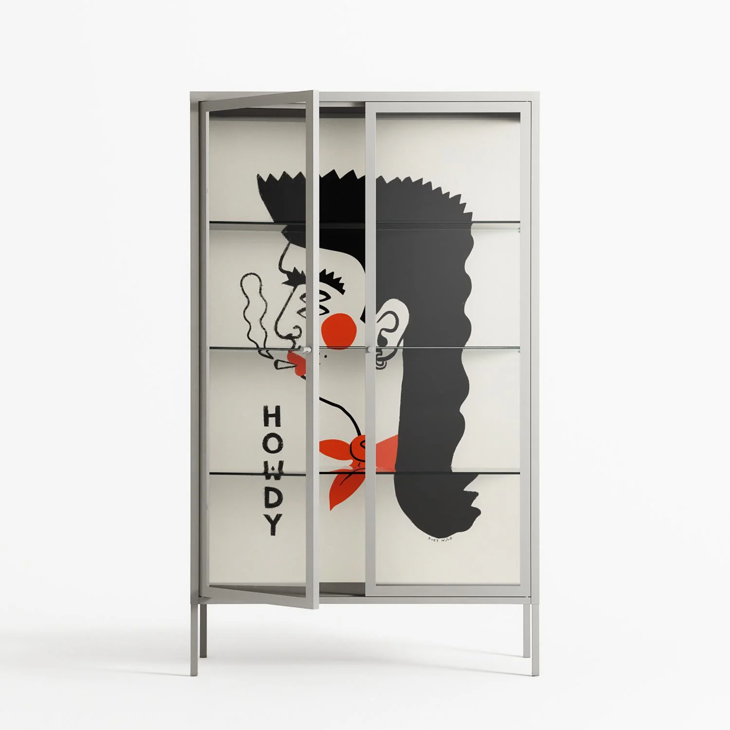 Howdy - Cabinet - Aley Wild - Chalk - Clear glass - Image 2
