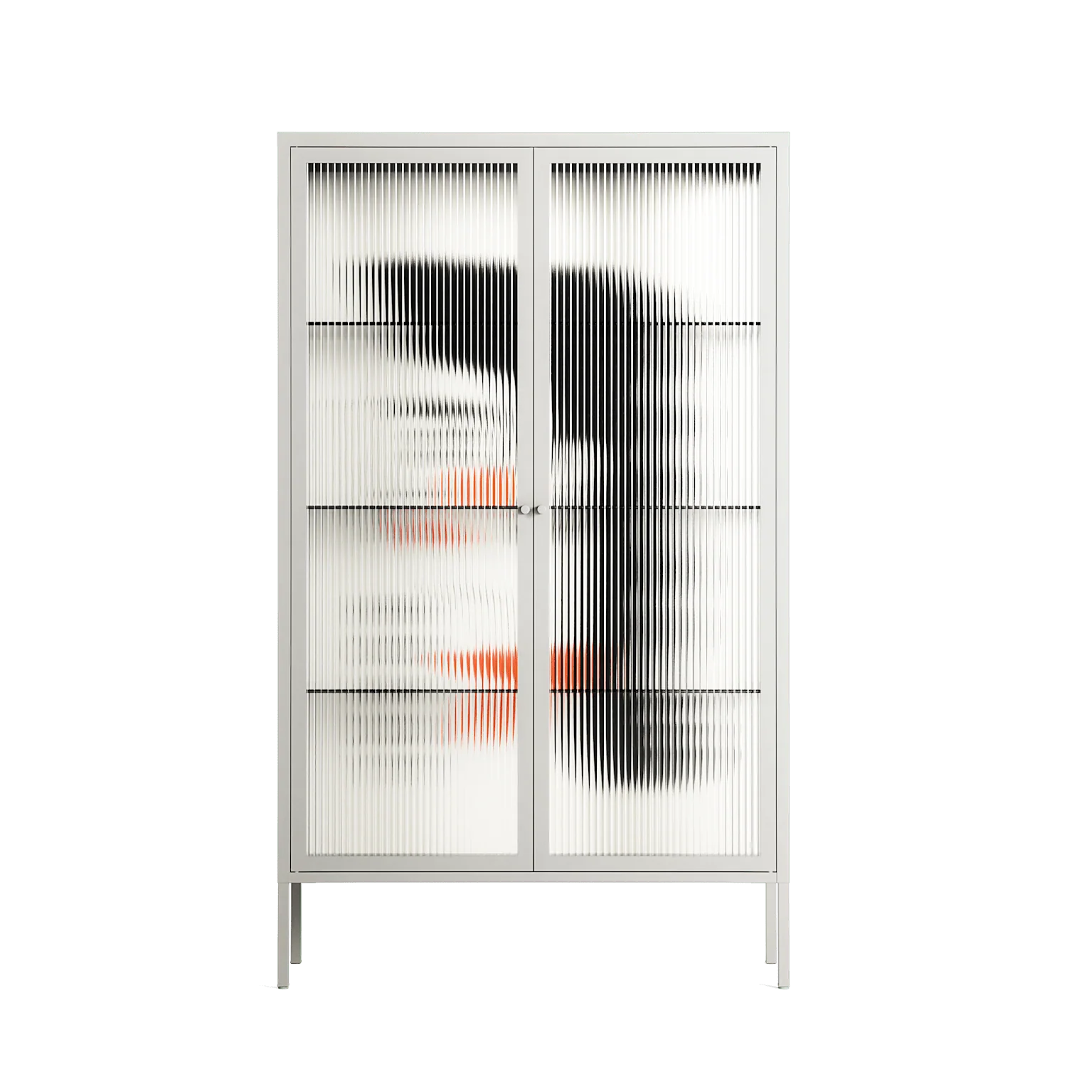 Howdy - Cabinet - Aley Wild - Chalk - Reeded glass
