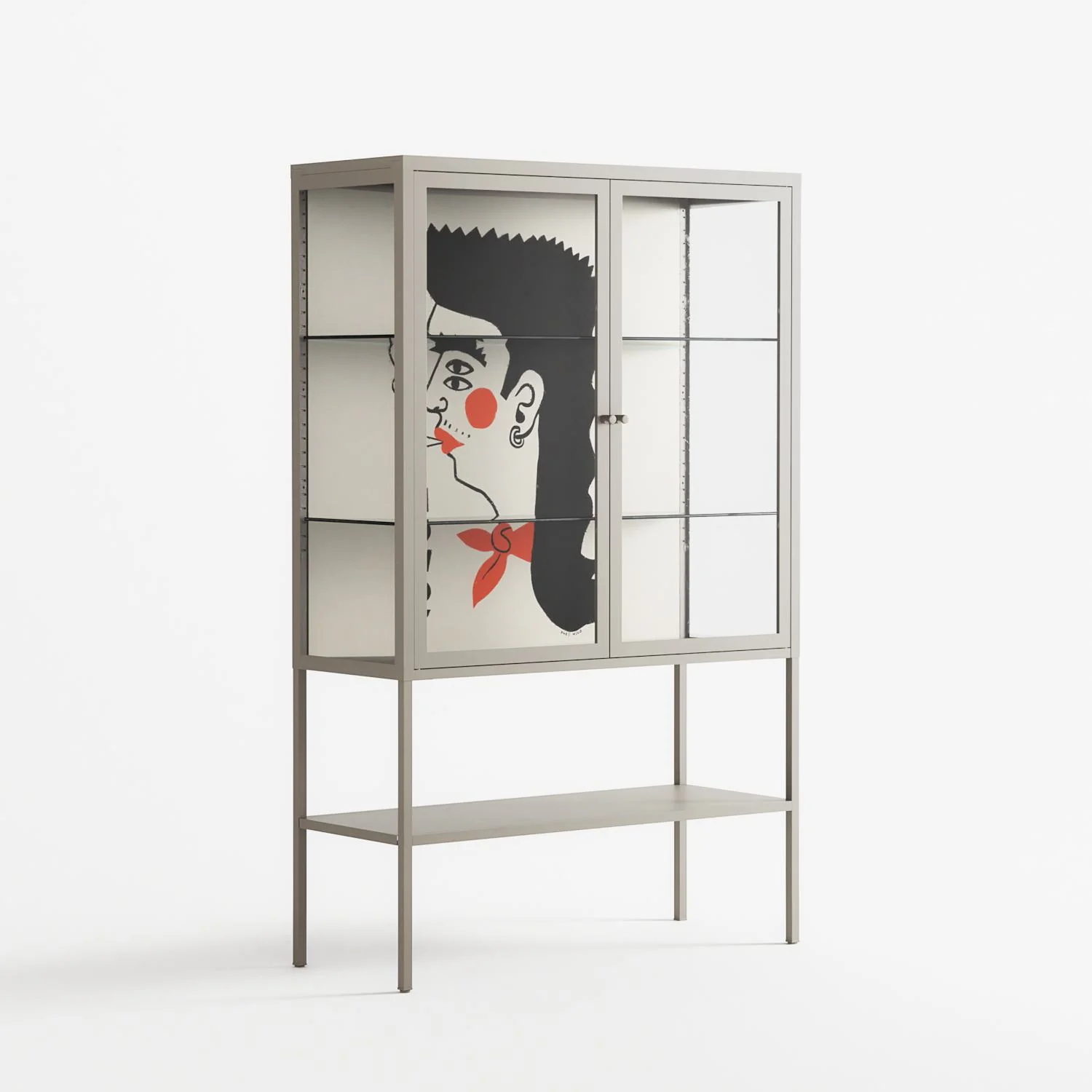 Howdy - Loft Cabinet - Aley Wild - Pebble - Clear glass - Image 4