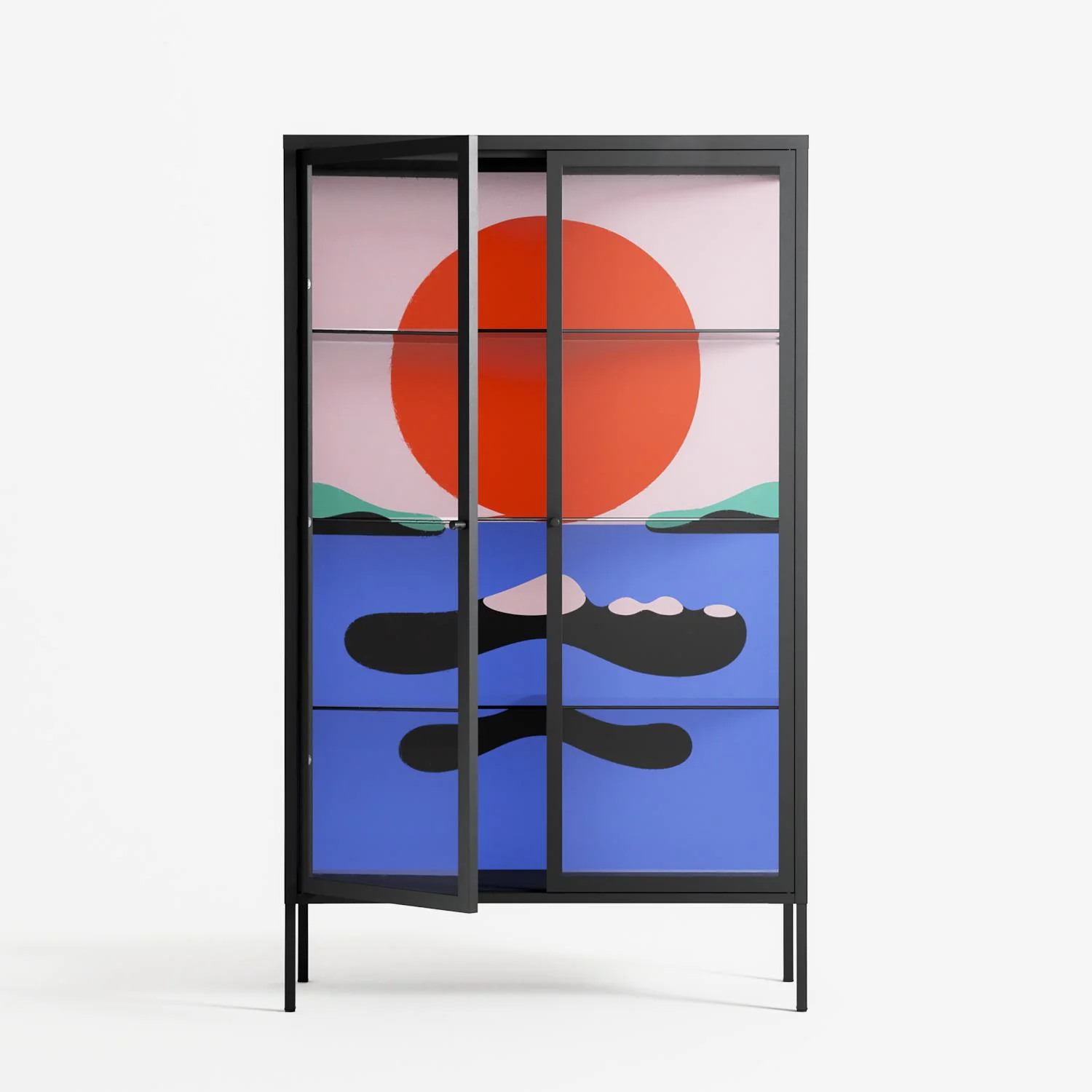 Immergé - Cabinet - David Vanadia - Antracite - Clear glass - Image 2