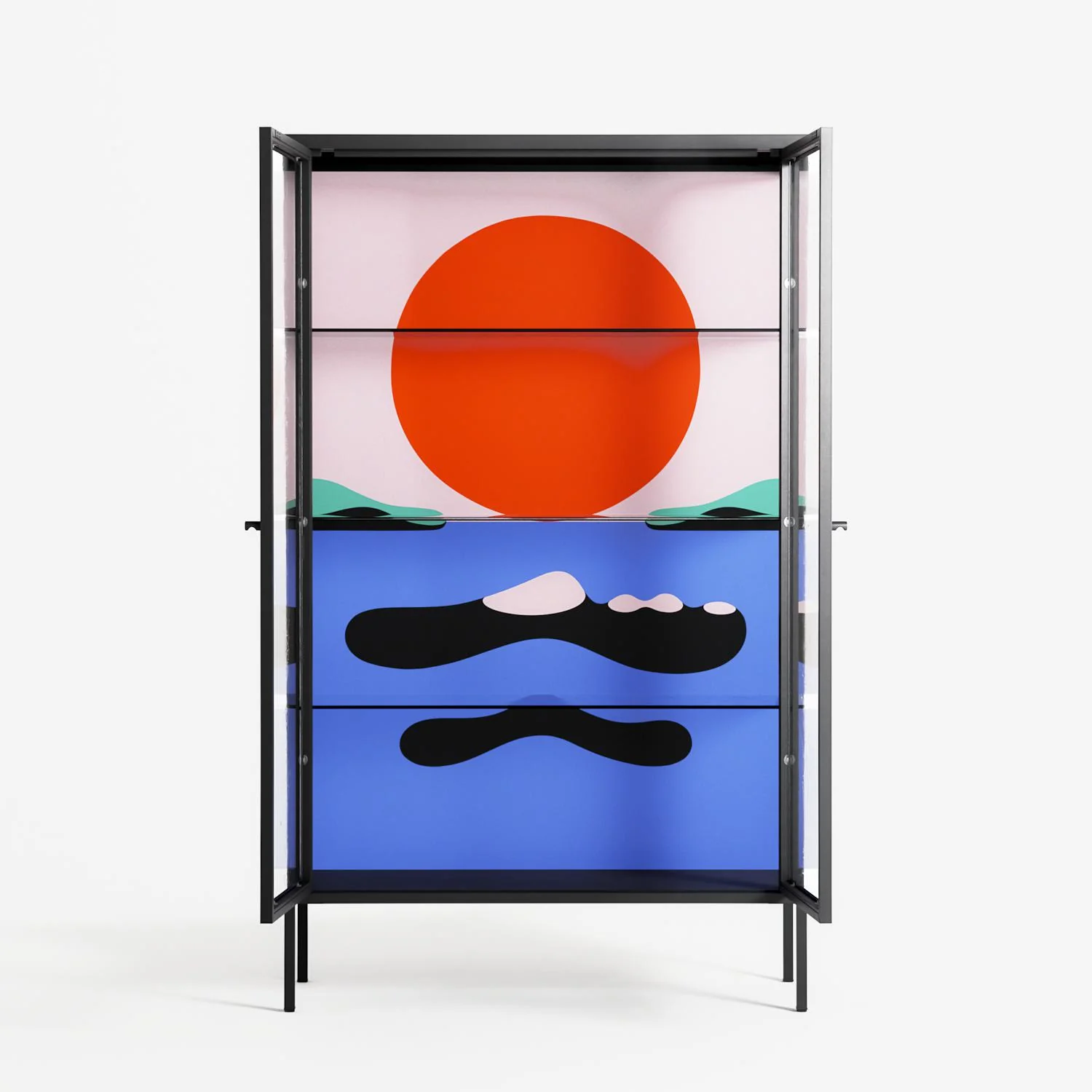 Immergé - Cabinet - David Vanadia - Antracite - Clear glass - Image 3
