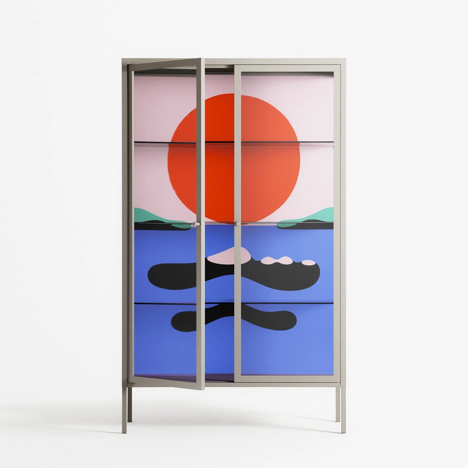 Immergé - Cabinet - David Vanadia - Pebble - Clear glass - Image 2