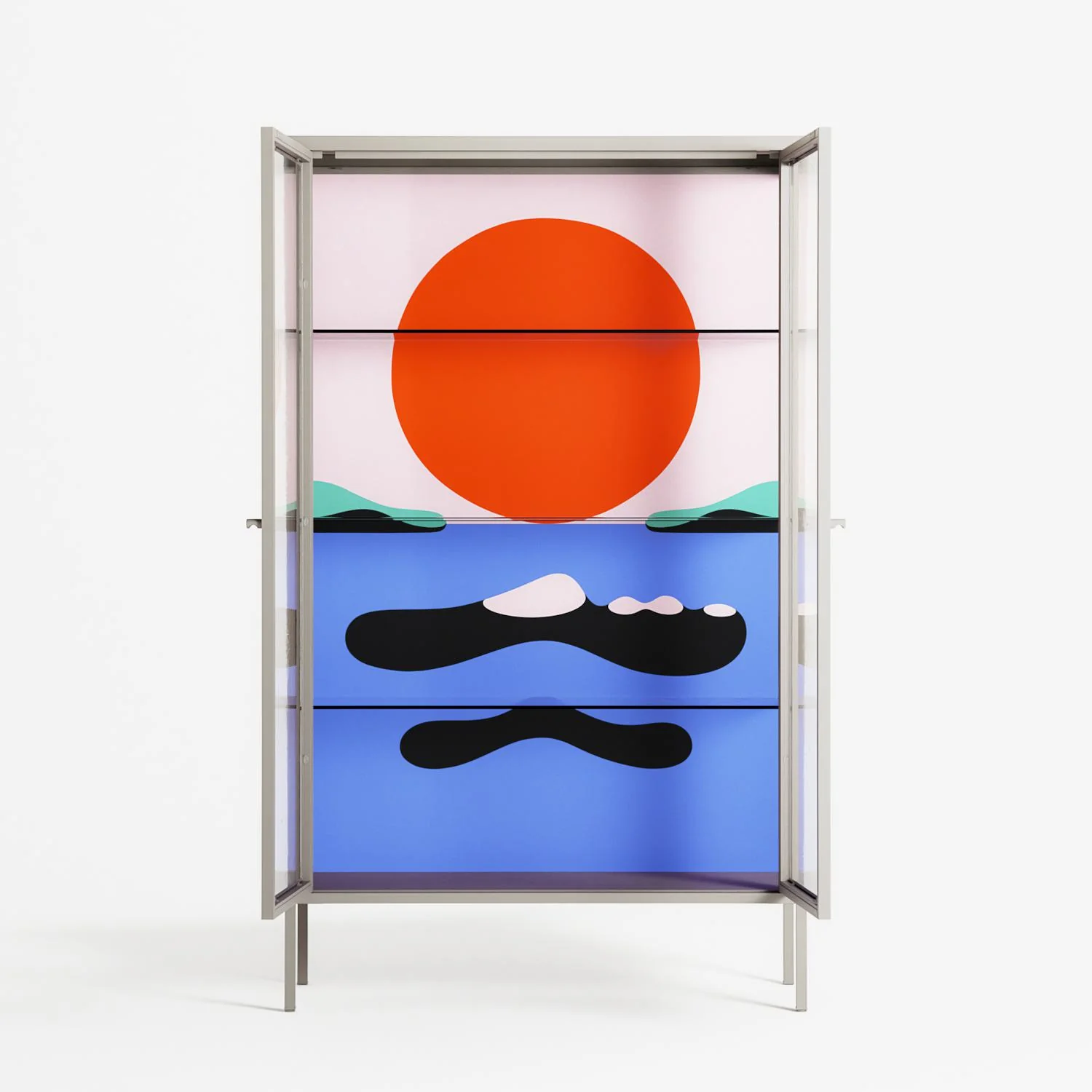 Immergé - Cabinet - David Vanadia - Pebble - Clear glass - Image 3