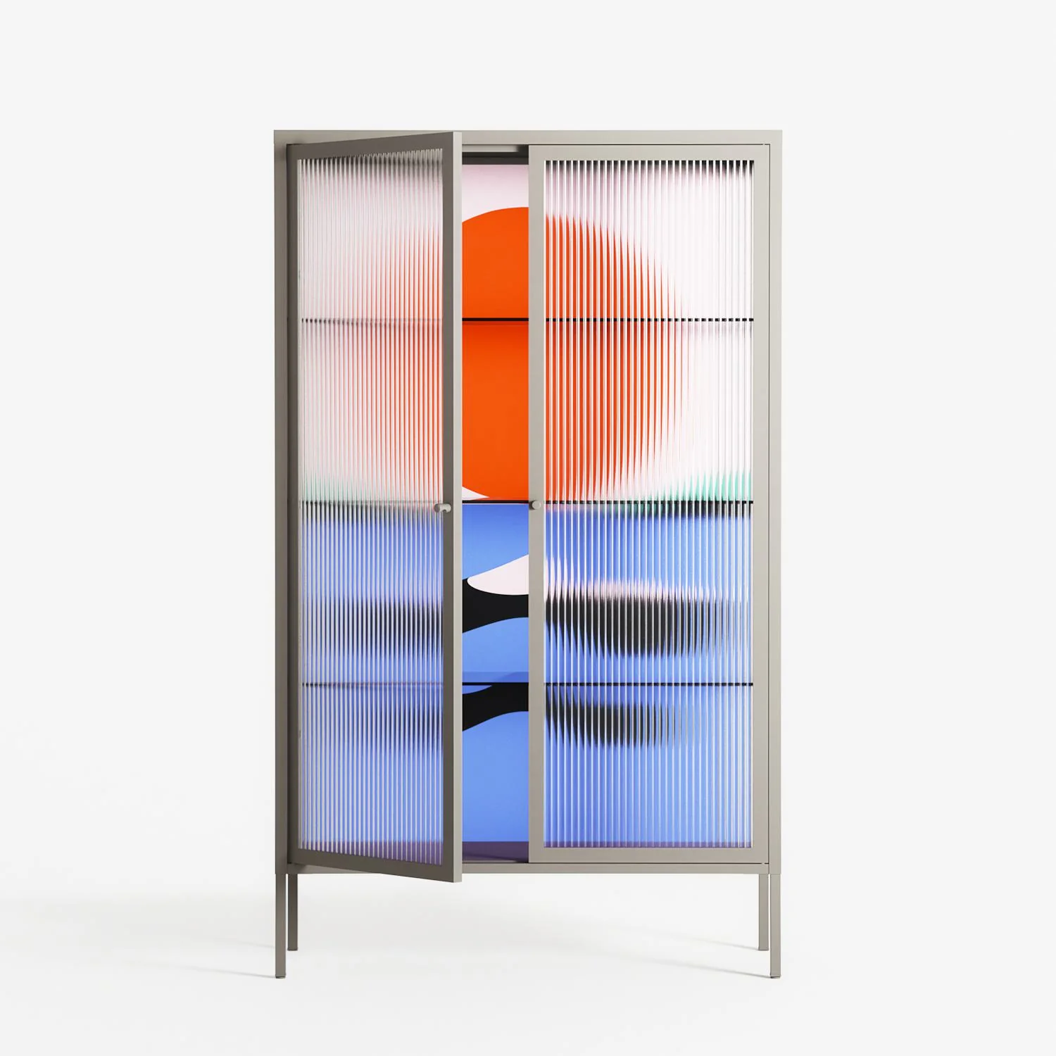Immergé - Cabinet - David Vanadia - Pebble - Reeded glass - Image 2