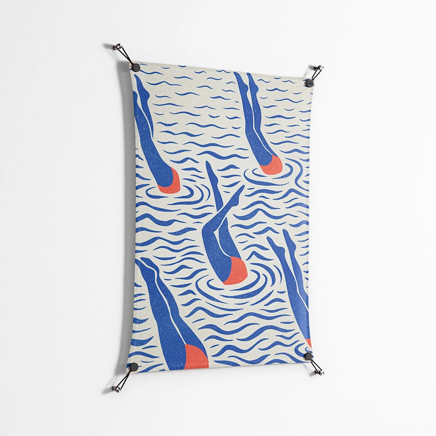 Immersive Dive - Work On Wall - Amy Suther - Black - 70 x 100 cm - Image 2