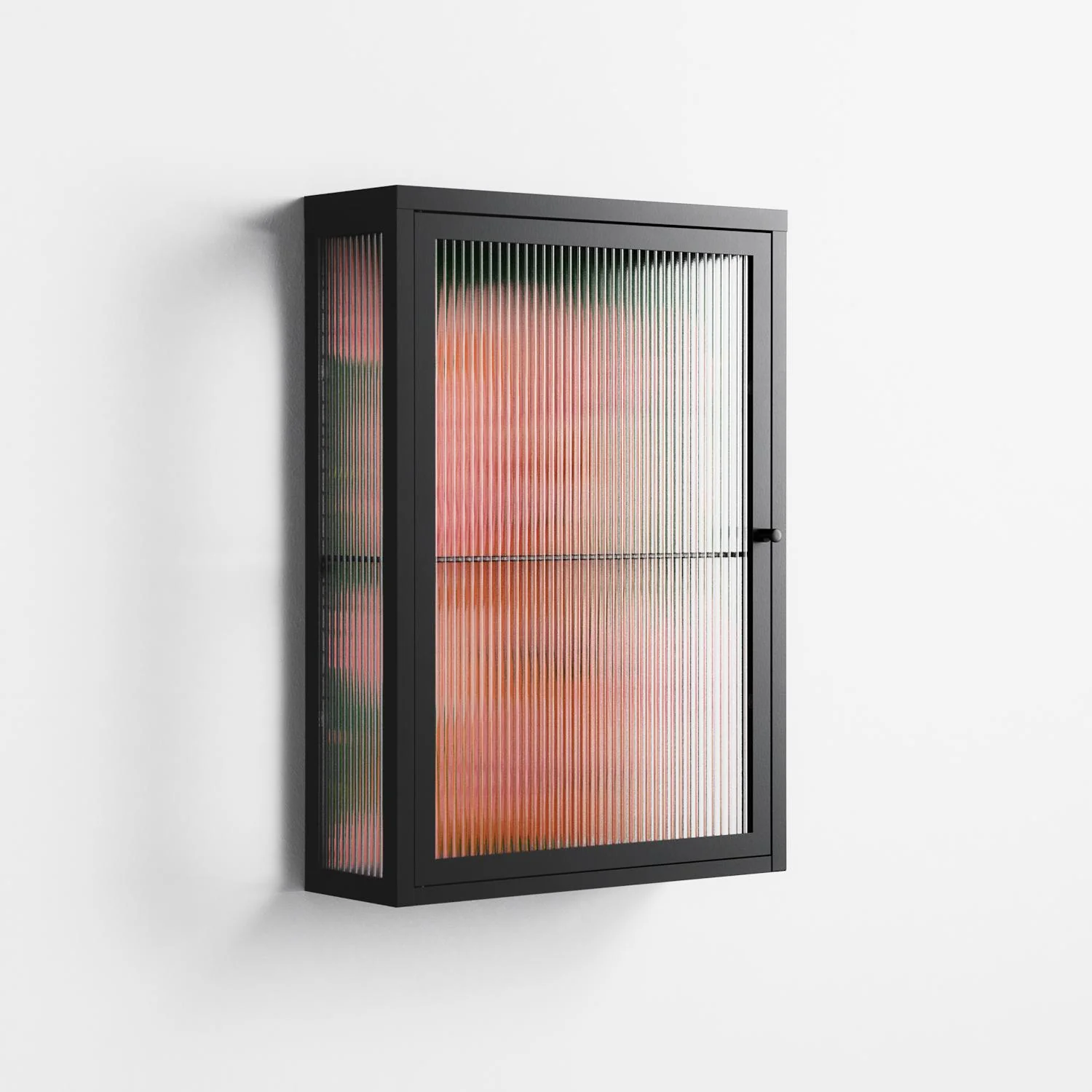 Inside Flowers - Wall Cabinet - Raissa Oltmanns - Antracite - Reeded glass - Image 4
