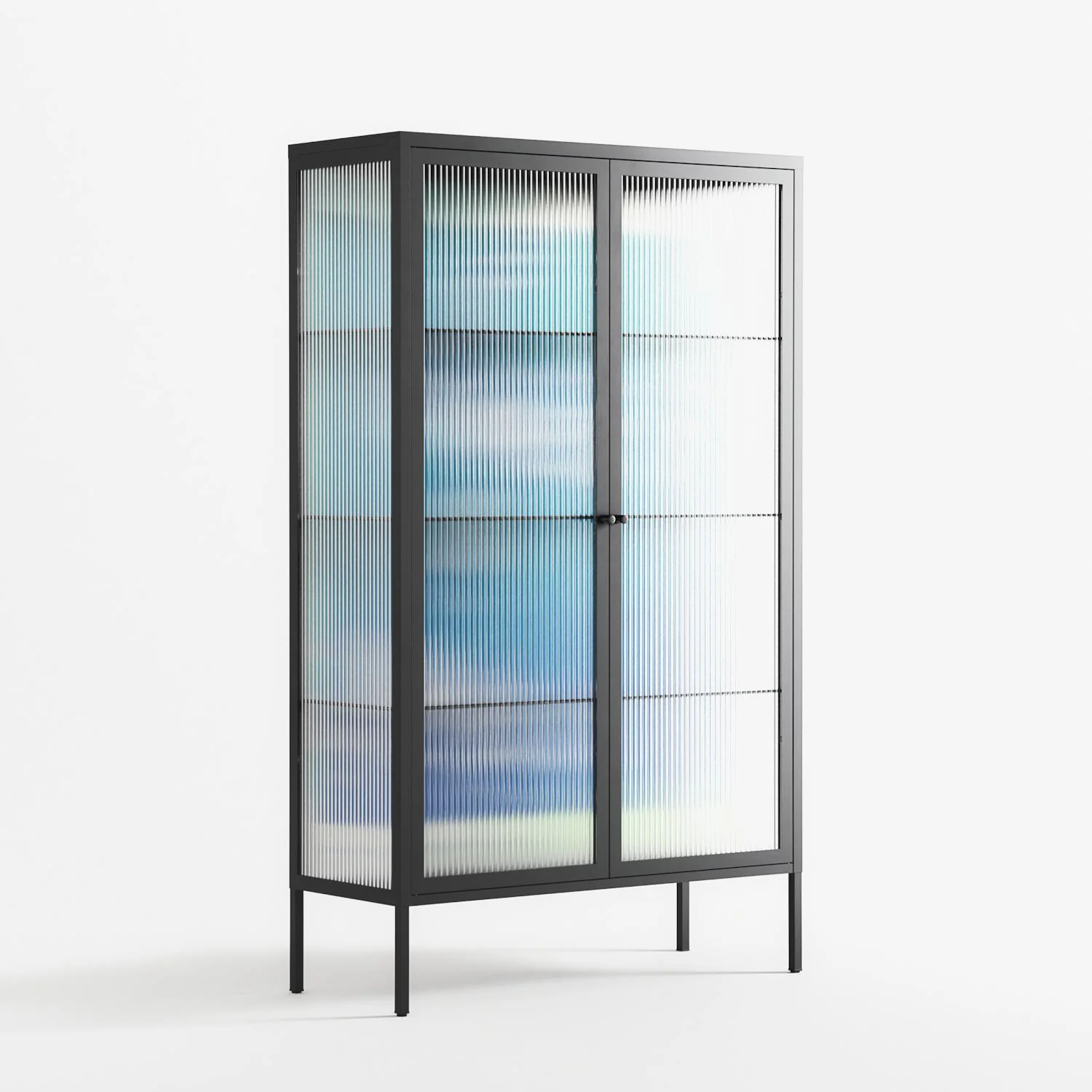 It Comes in Waves - Cabinet - Ciara Wade - Antracite - Reeded glass - Image 4
