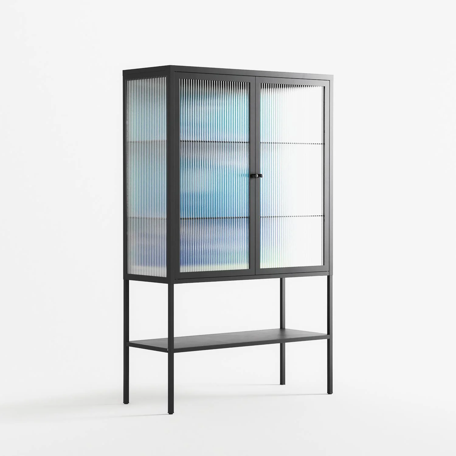 It Comes in Waves - Loft Cabinet - Ciara Wade - Antracite - Reeded glass - Image 4