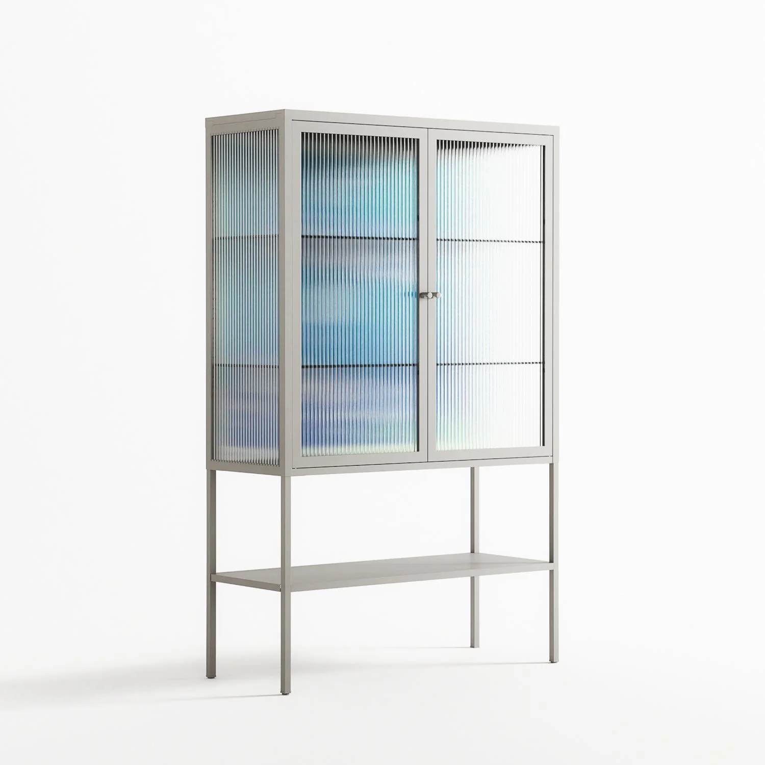 It Comes in Waves - Loft Cabinet - Ciara Wade - Chalk - Reeded glass - Image 4